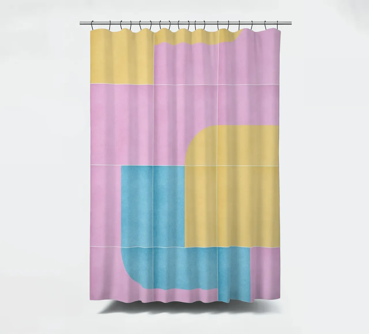 Retro Tiles 10 tenda da doccia da designdn