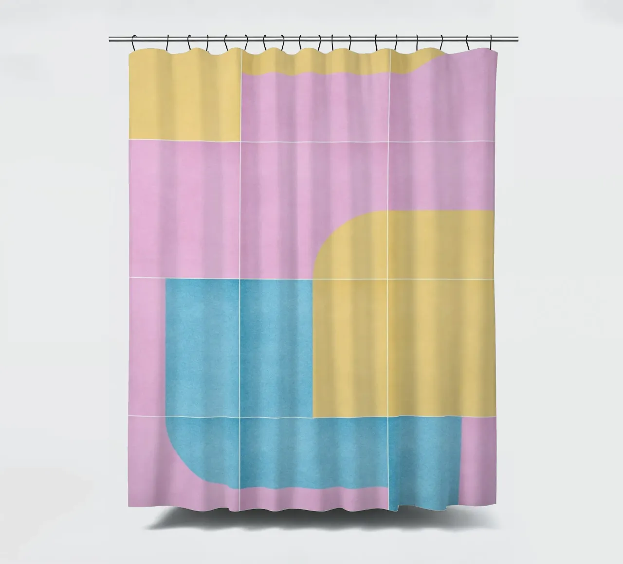 Retro Tiles 10 tenda da doccia da designdn