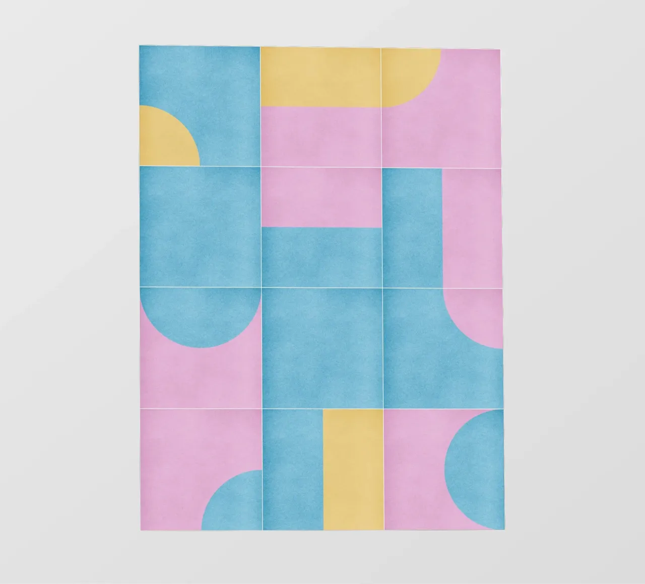 Retro Tiles 11 telo in pvc da designdn