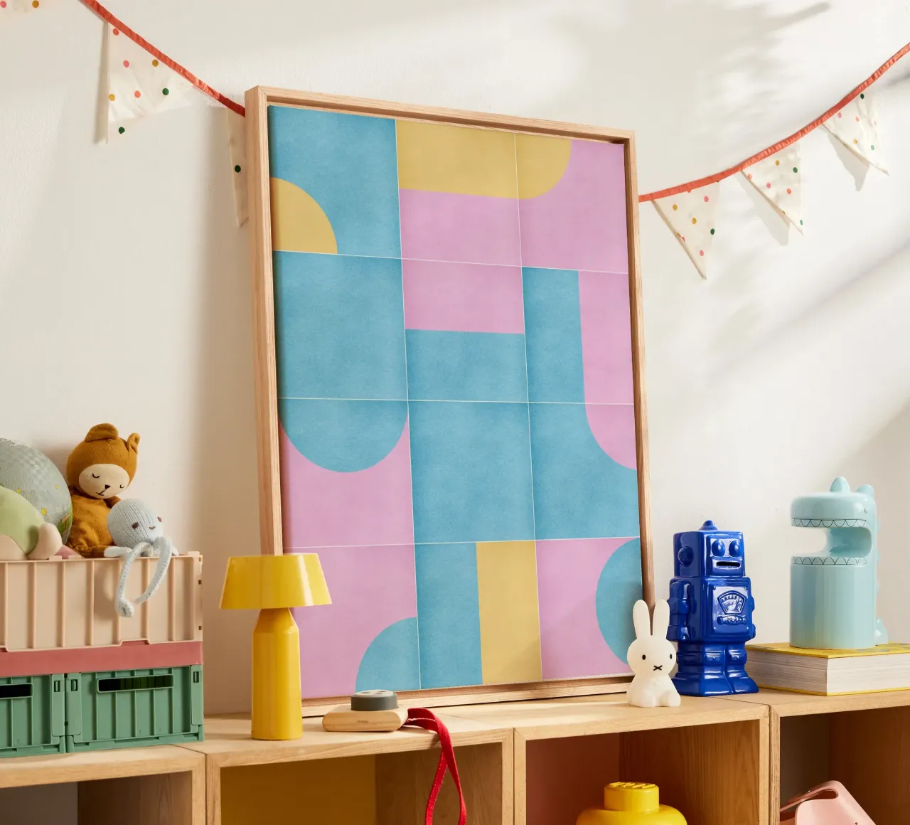 Retro Tiles 11 tela da designdn