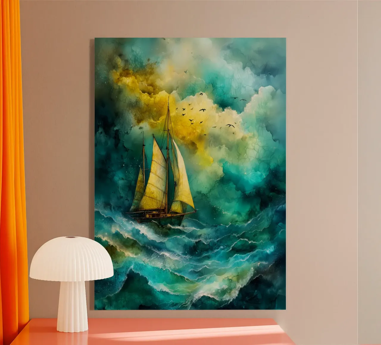 Barca a vela plexiglass da Justyna Jaszke JBJart