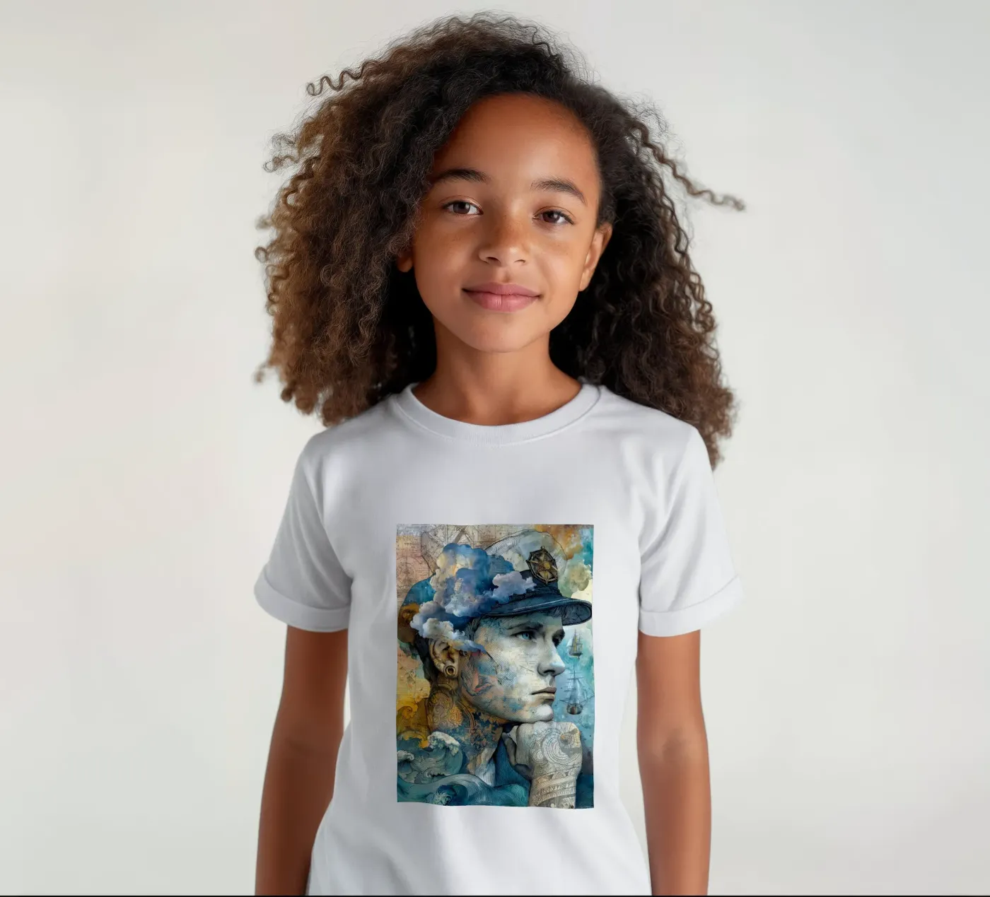 Capitano t-shirt bambini da Justyna Jaszke JBJart