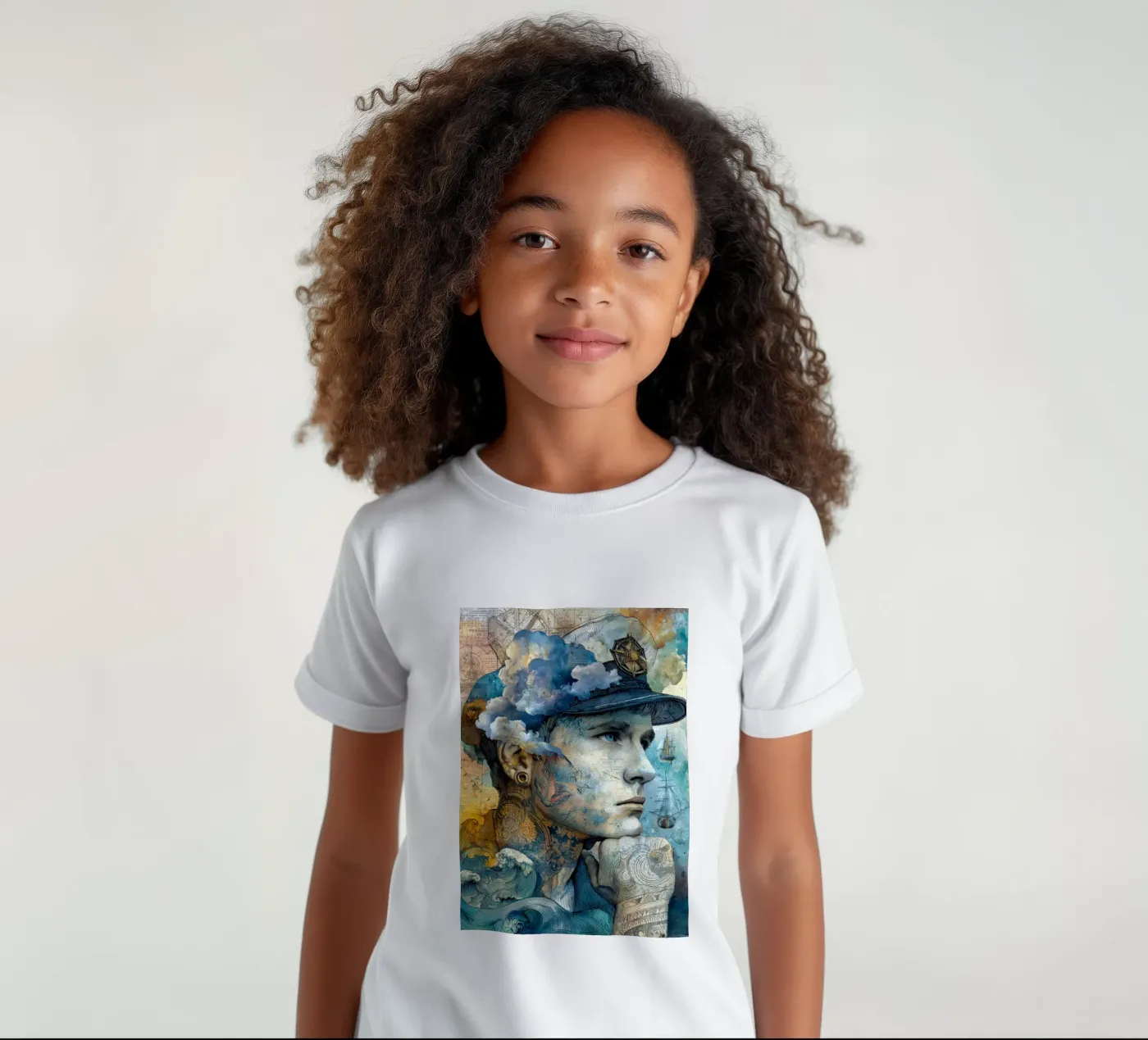 Capitano t-shirt bambini da Justyna Jaszke JBJart