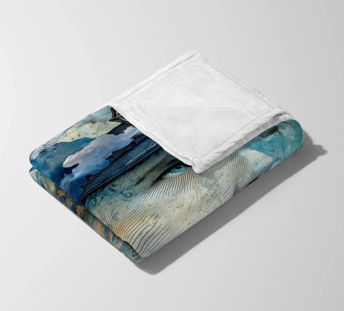 Kapitän Fleecedecke von Justyna Jaszke JBJart