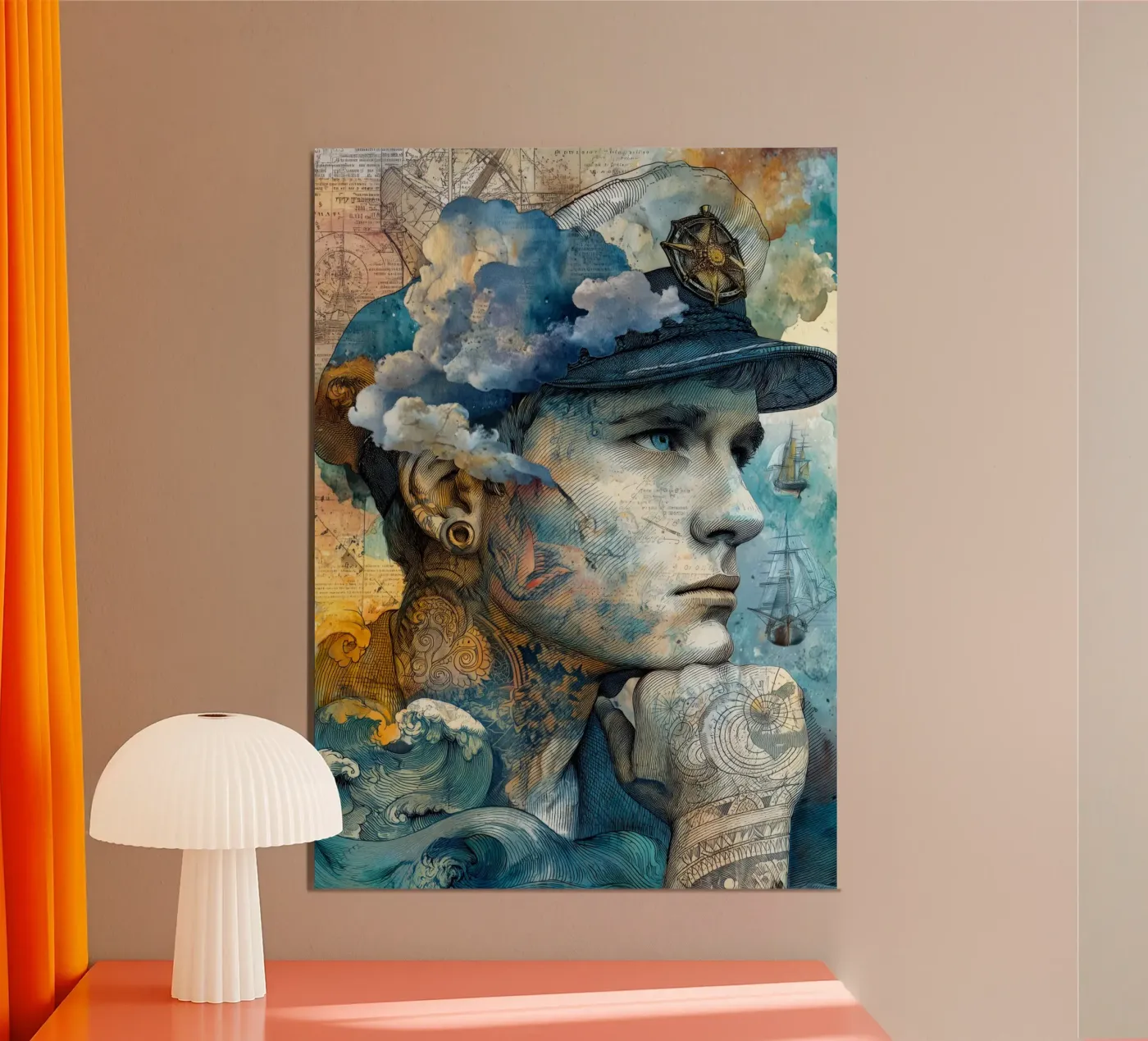 Capitaine poster de Justyna Jaszke JBJart