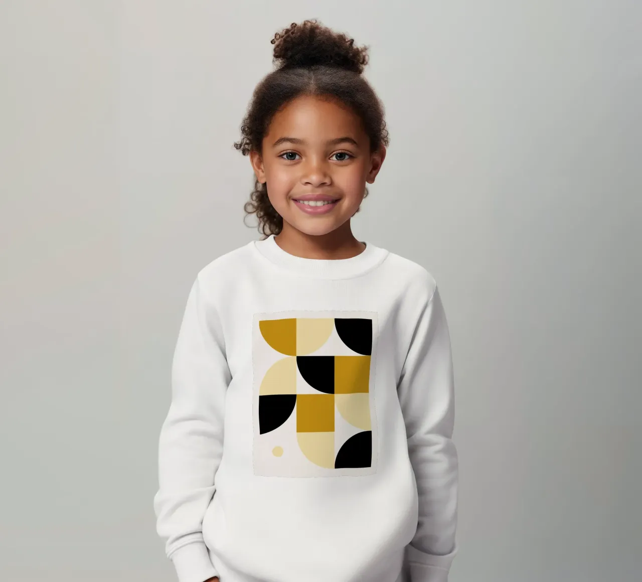 Forme Bauhaus - Poster di design geometrico felpa bambino da Casa Calm