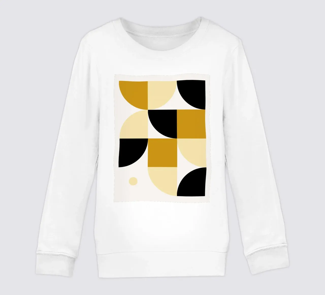 Forme Bauhaus - Poster di design geometrico felpa bambino da Casa Calm