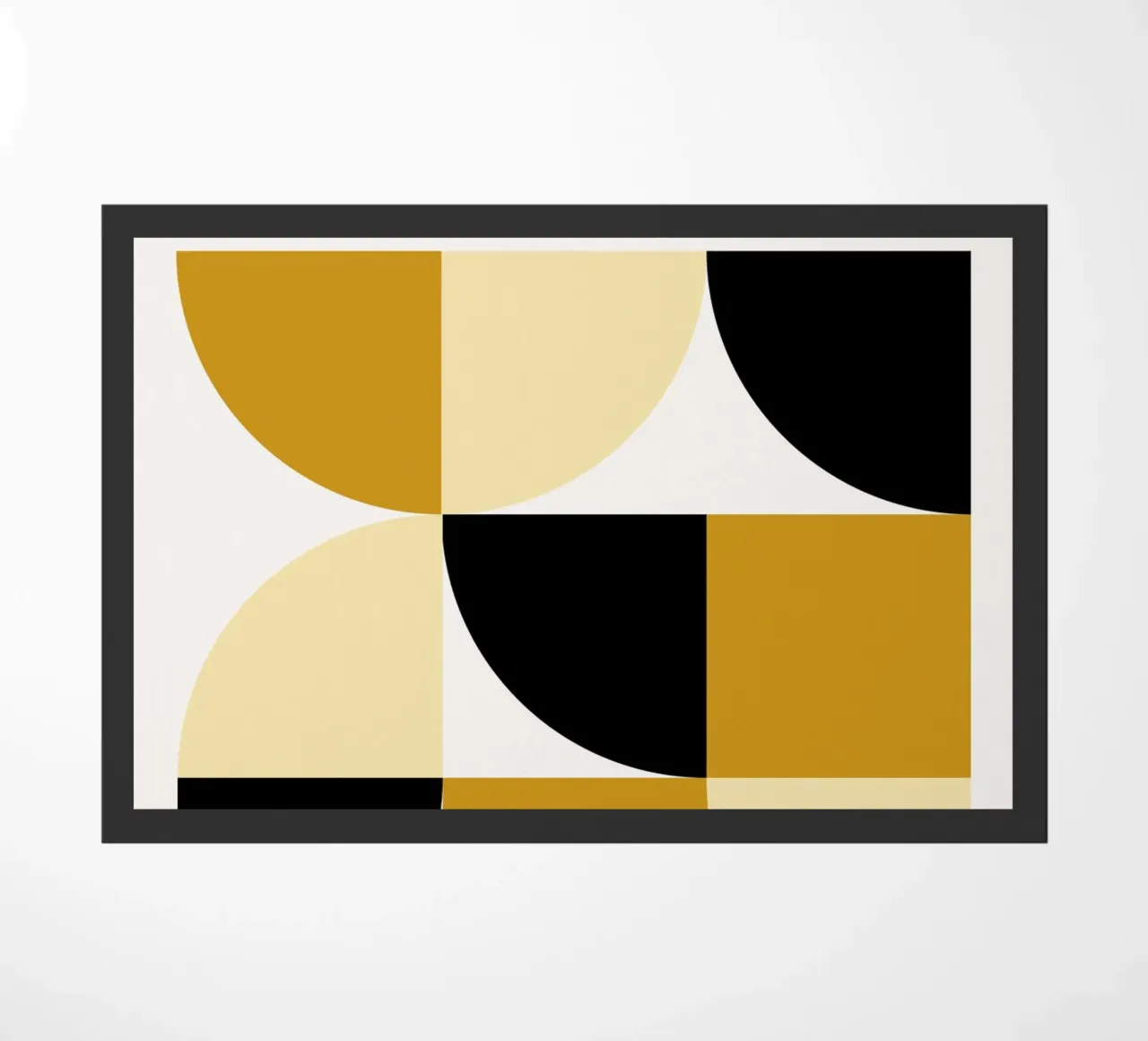 Forme Bauhaus - Poster di design geometrico zerbino da Casa Calm