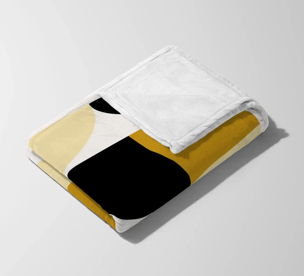 Bauhaus Shapes - Geometric Design Poster fleece blanket by Casa Calm