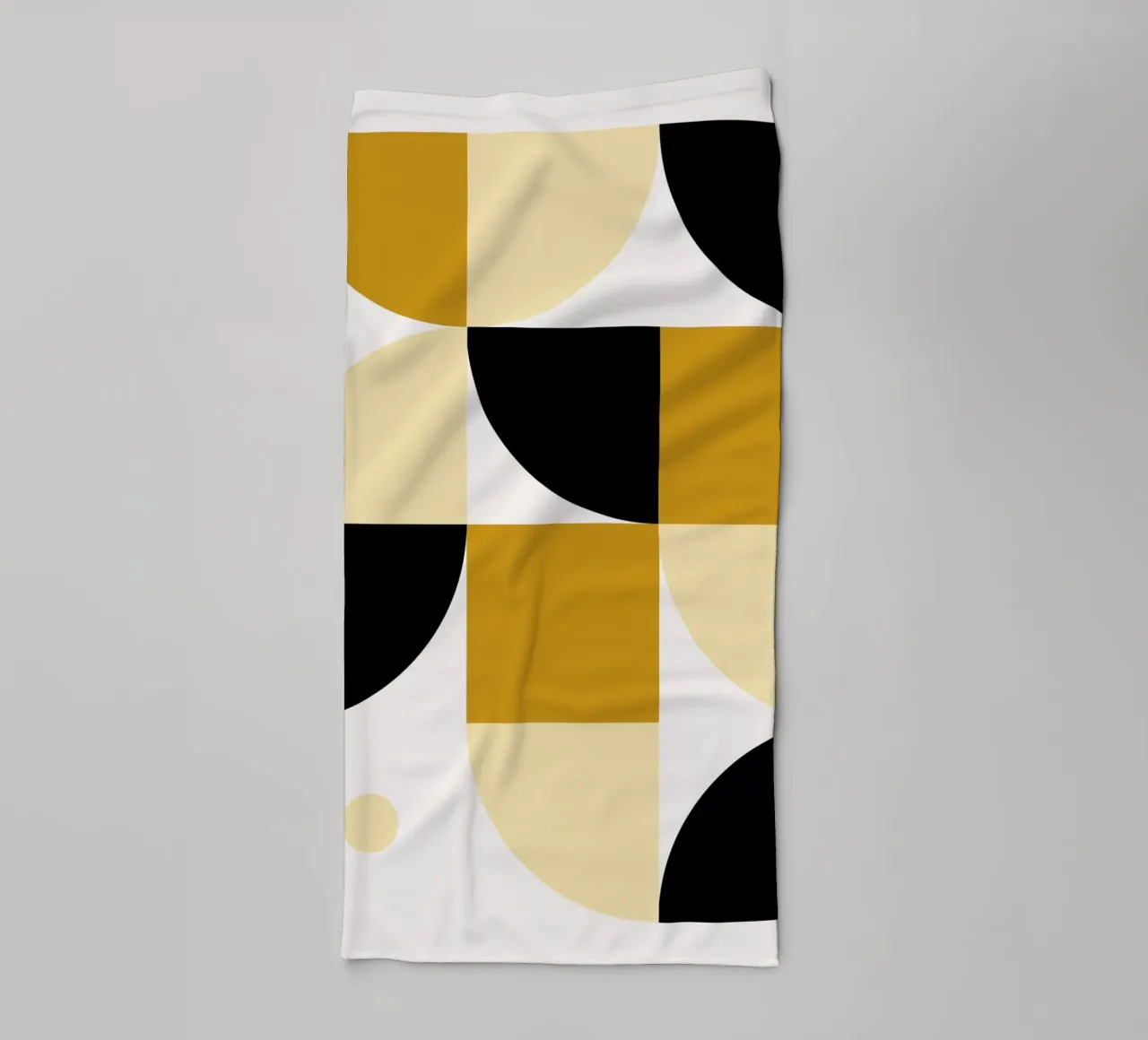 Forme Bauhaus - Poster di design geometrico asciugamano da bagno da Casa Calm