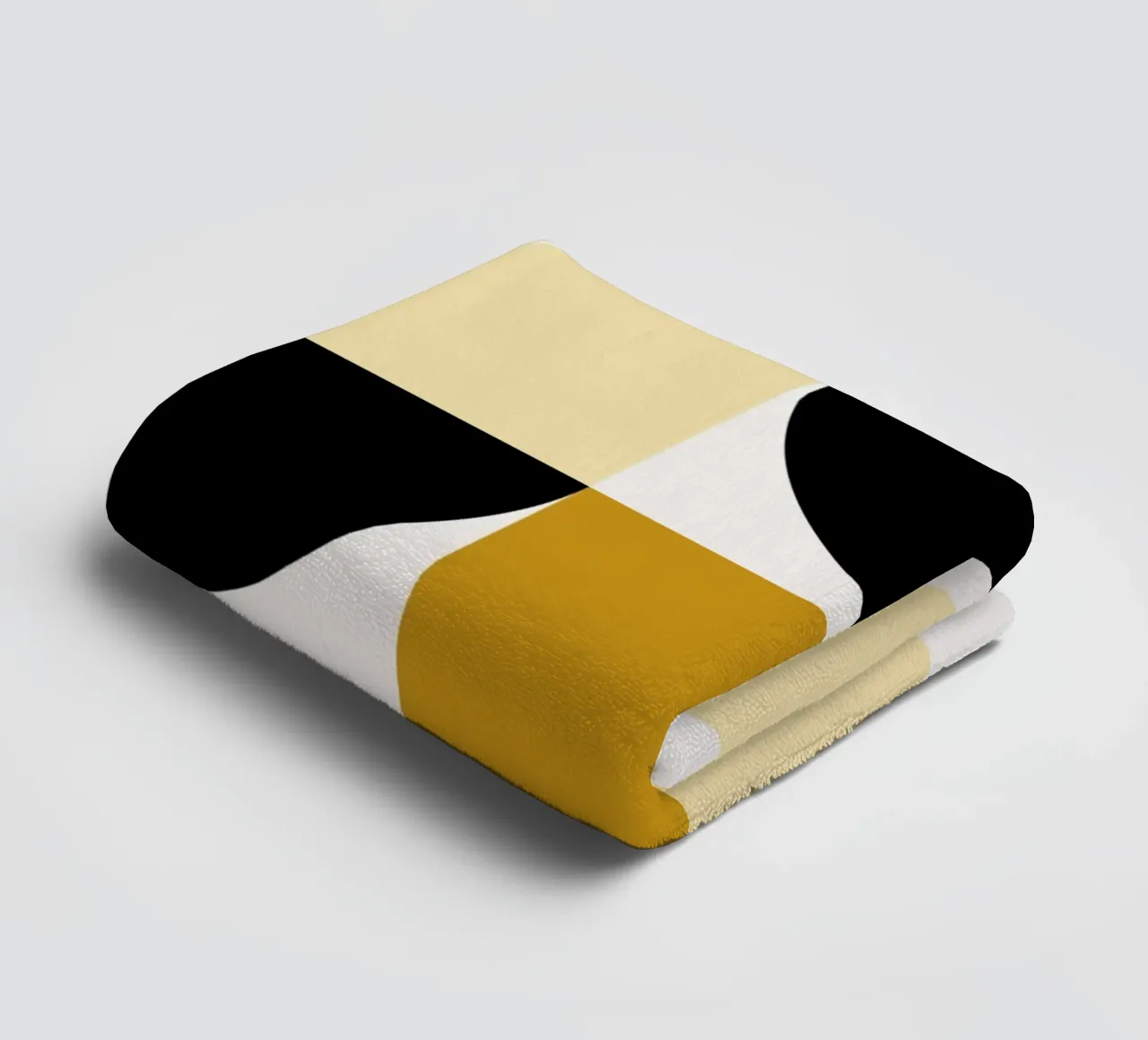 Forme Bauhaus - Poster di design geometrico asciugamano da bagno da Casa Calm