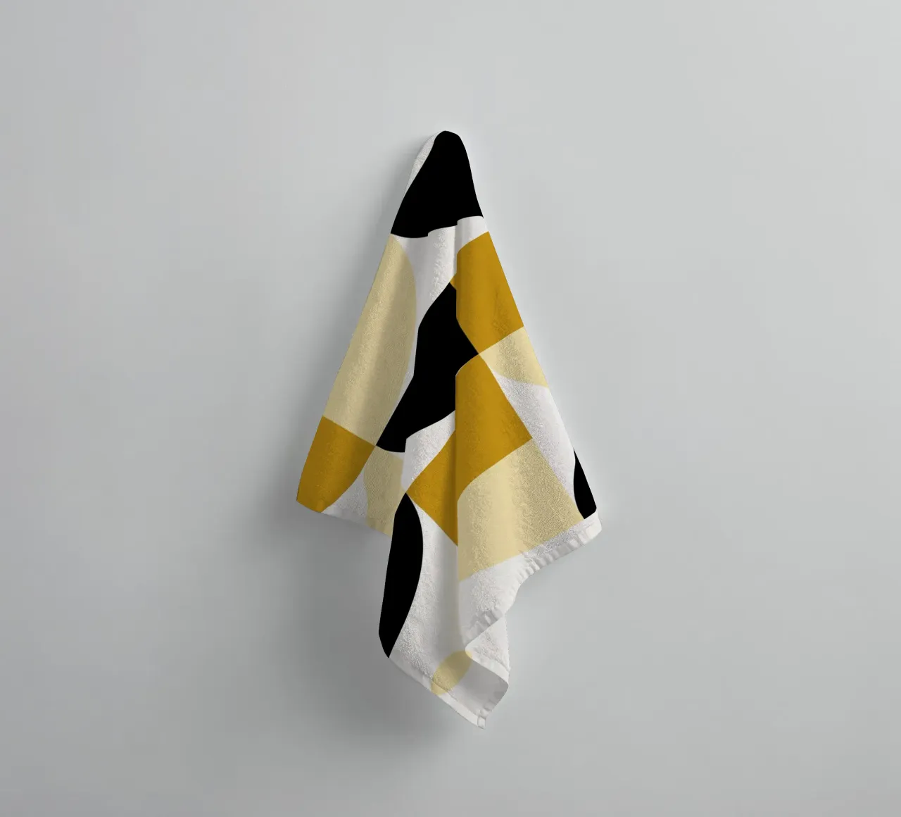 Forme Bauhaus - Poster di design geometrico asciugamano da bagno da Casa Calm