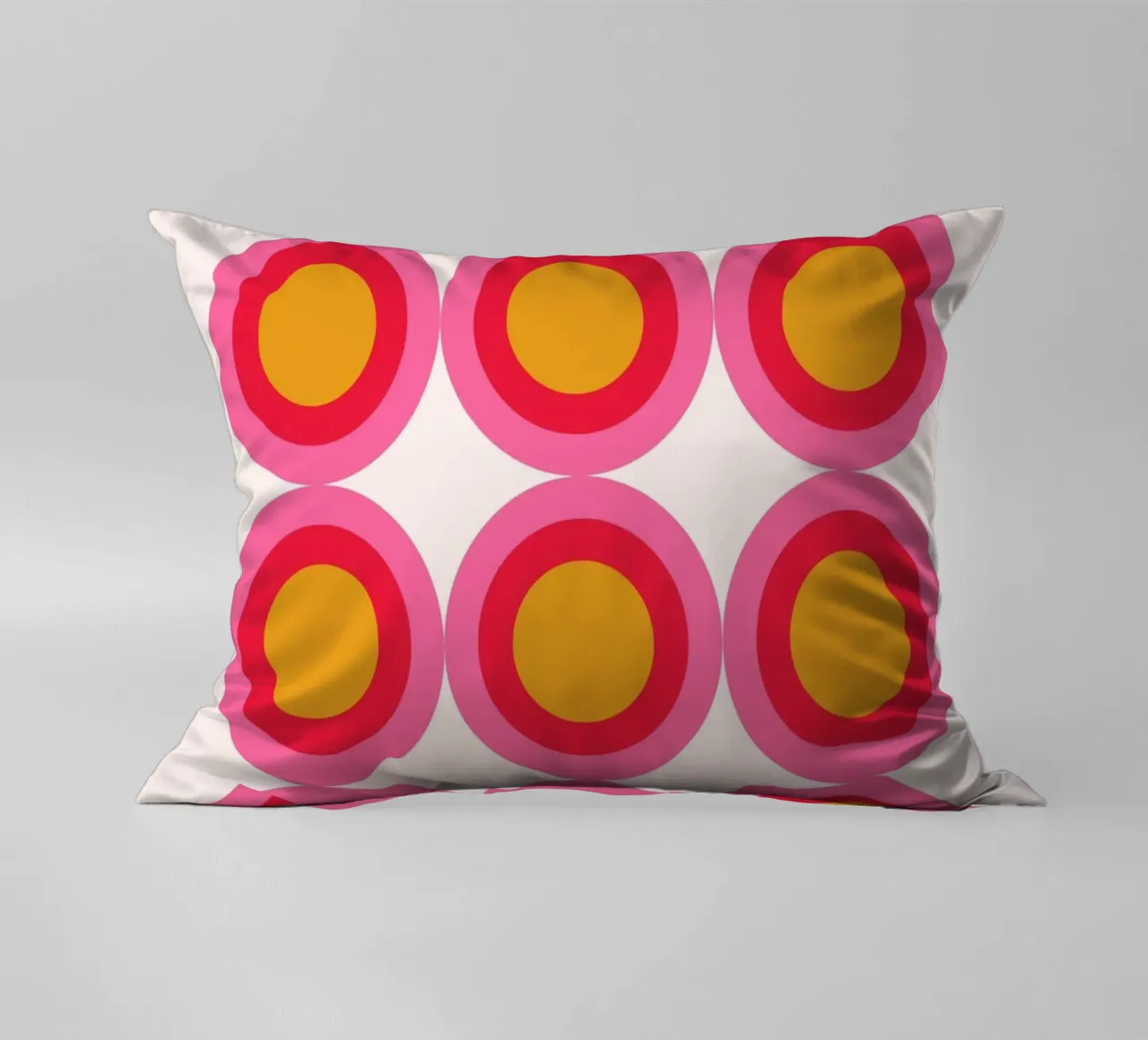 Bauhaus Pop Circles - Poster d'arte grafica cuscino da Casa Calm