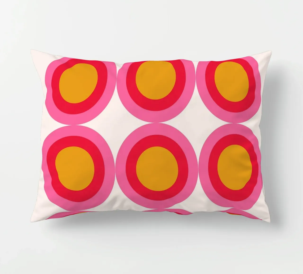 Bauhaus Pop Circles - Poster d'arte grafica cuscino da Casa Calm