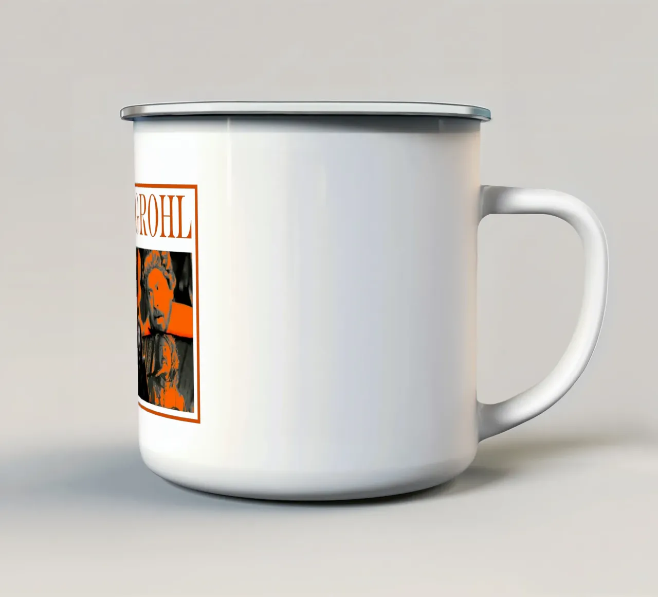 Stile Grunge Dave Grohl tazza in smalto da https://www.juniqe.com/uk/shop/Henndraws