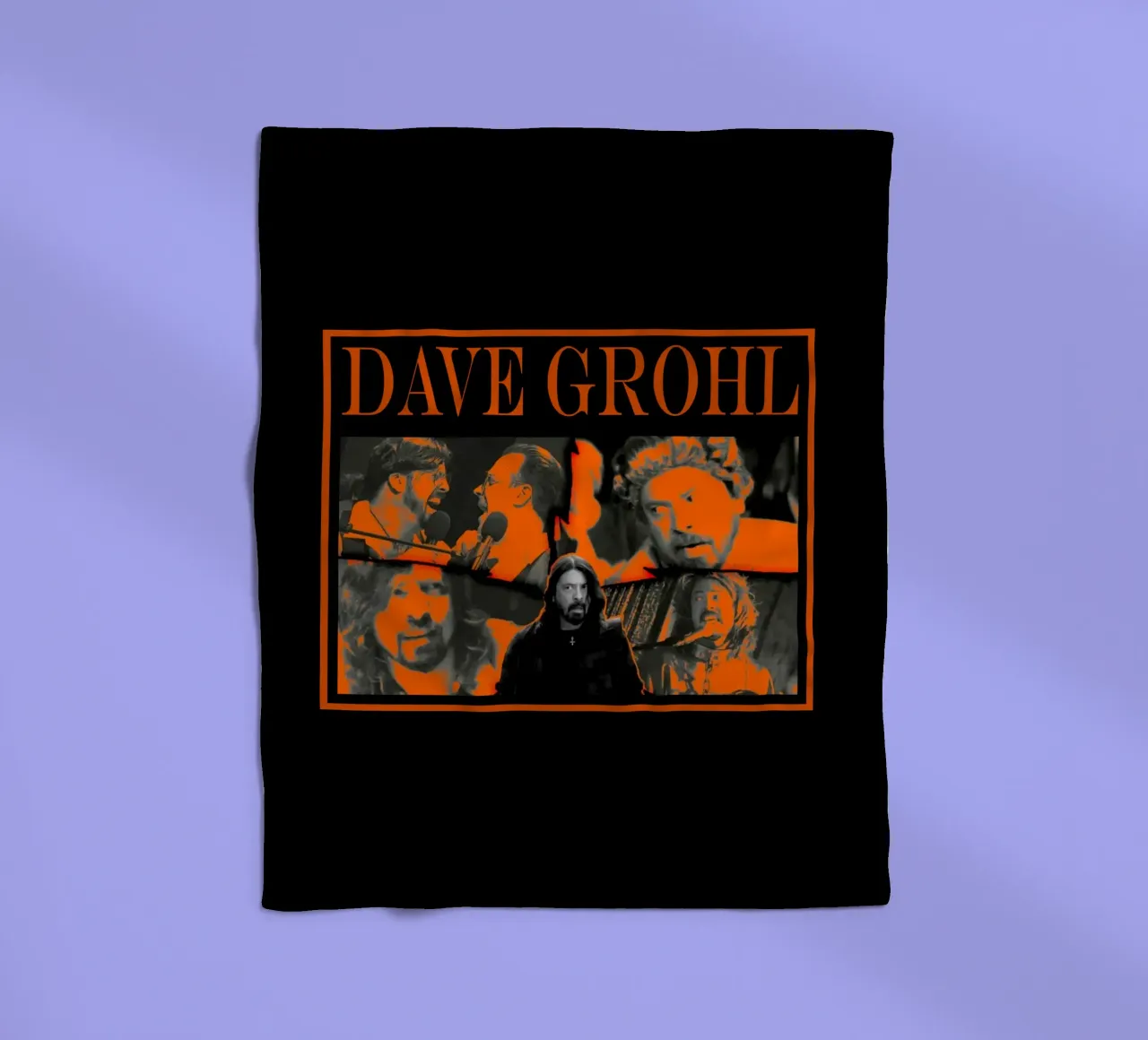 Stile Grunge Dave Grohl coperta in pile da https://www.juniqe.com/uk/shop/Henndraws
