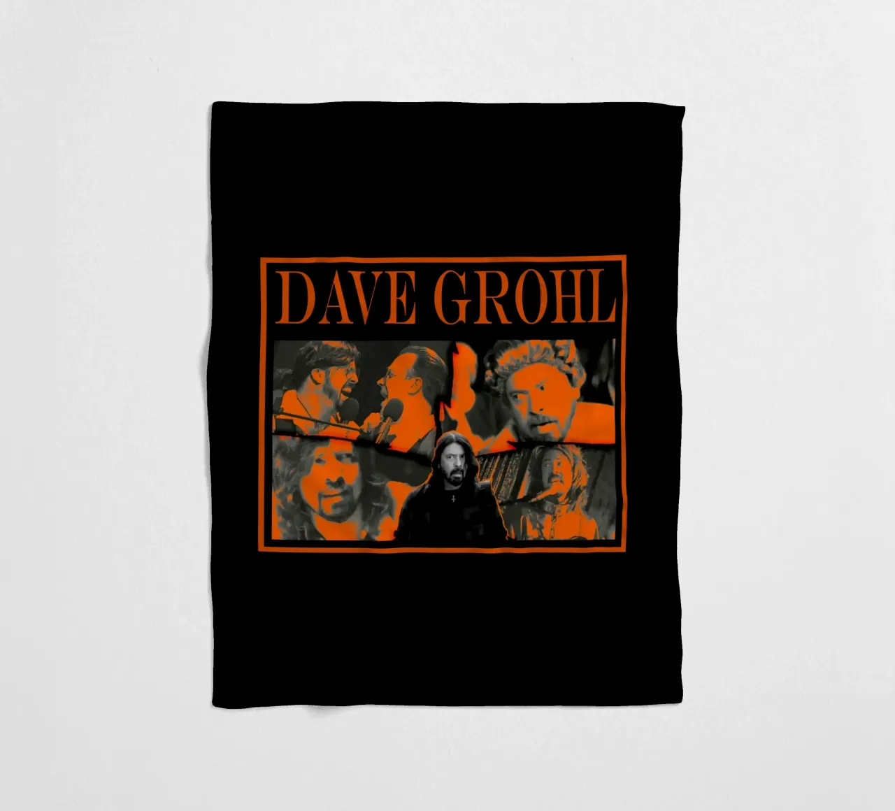 Stile Grunge Dave Grohl coperta in pile da https://www.juniqe.com/uk/shop/Henndraws
