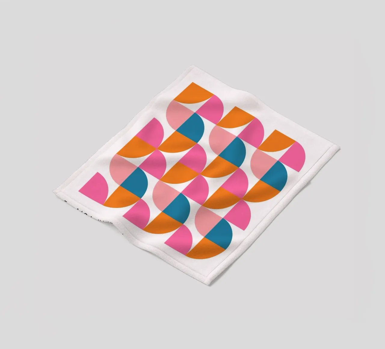Poster Bauhaus - geometria e colori in stile retrò coperta in pile da Casa Calm