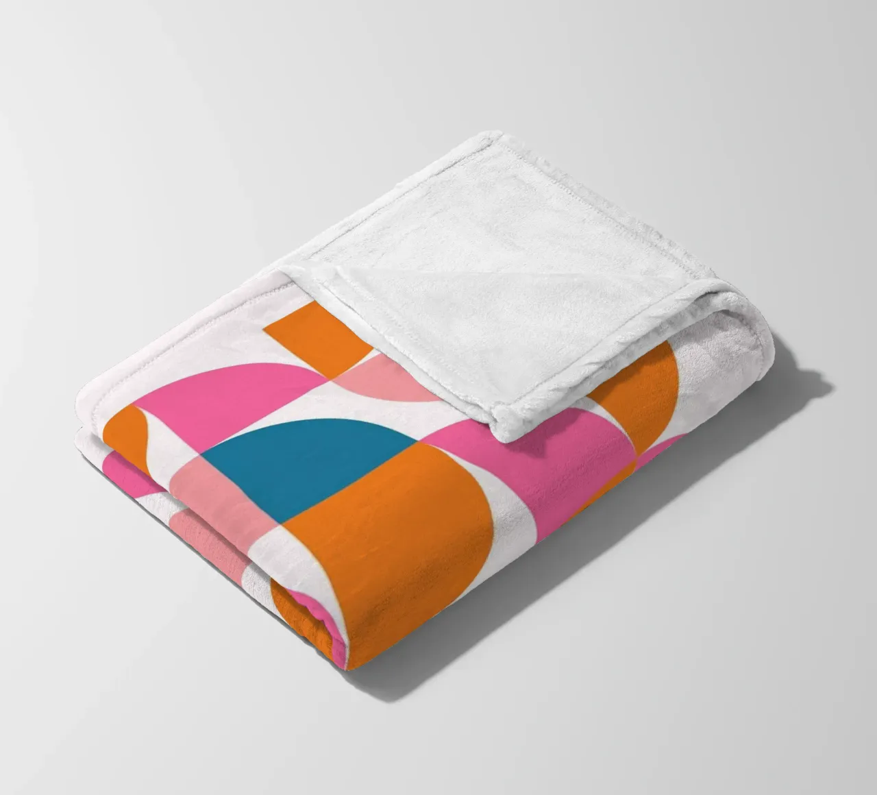 Poster Bauhaus - geometria e colori in stile retrò coperta in pile da Casa Calm
