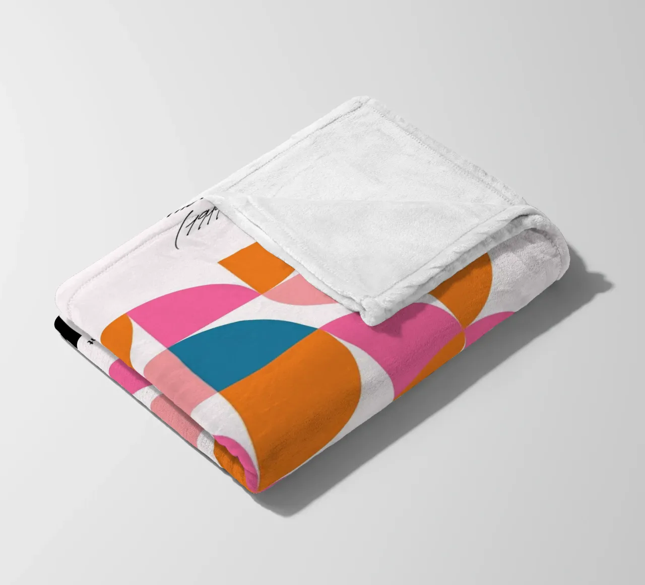 Poster Bauhaus - geometria e colori in stile retrò coperta in pile da Casa Calm