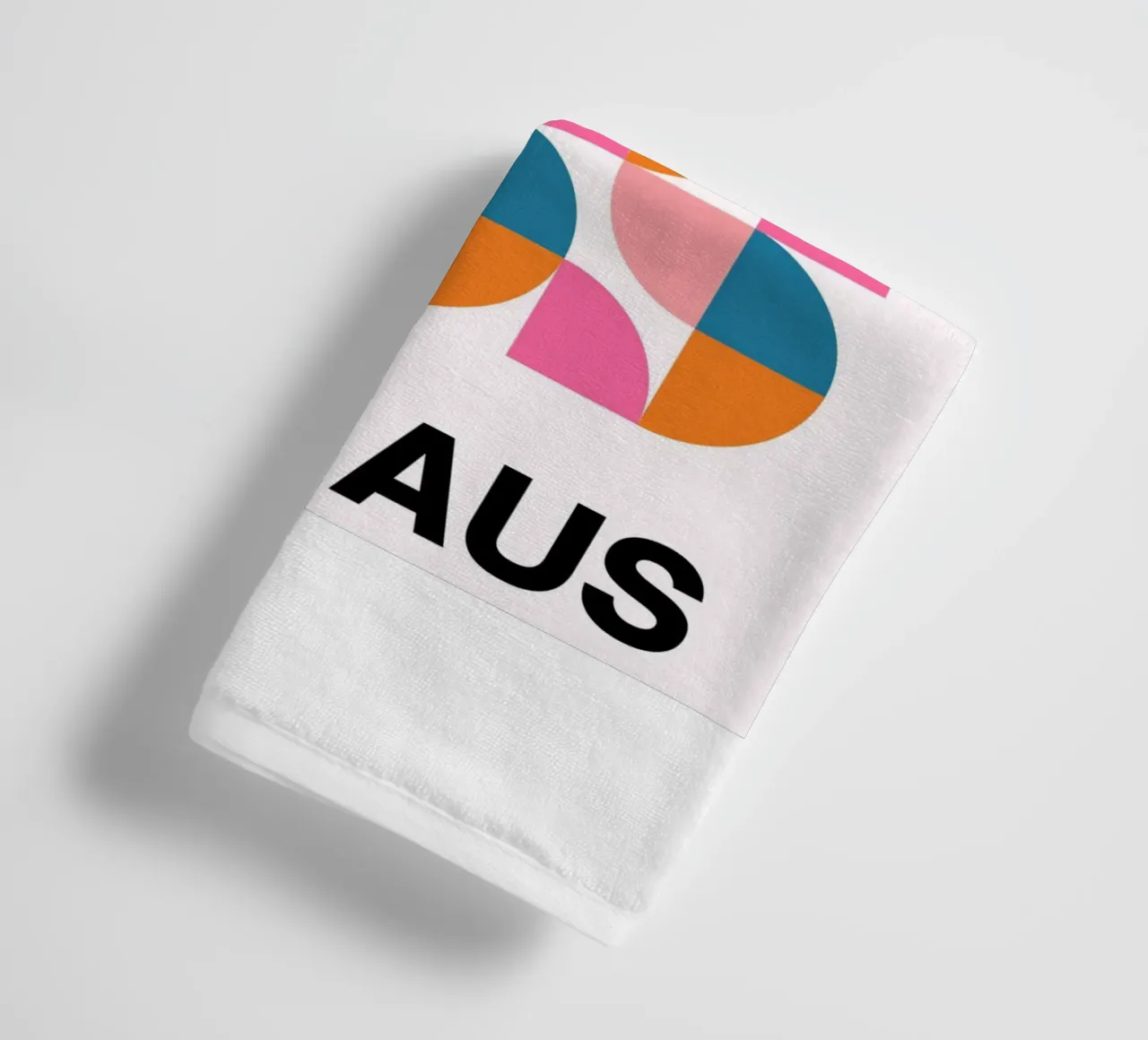 Poster Bauhaus - geometria e colori in stile retrò asciugamano da bagno da Casa Calm