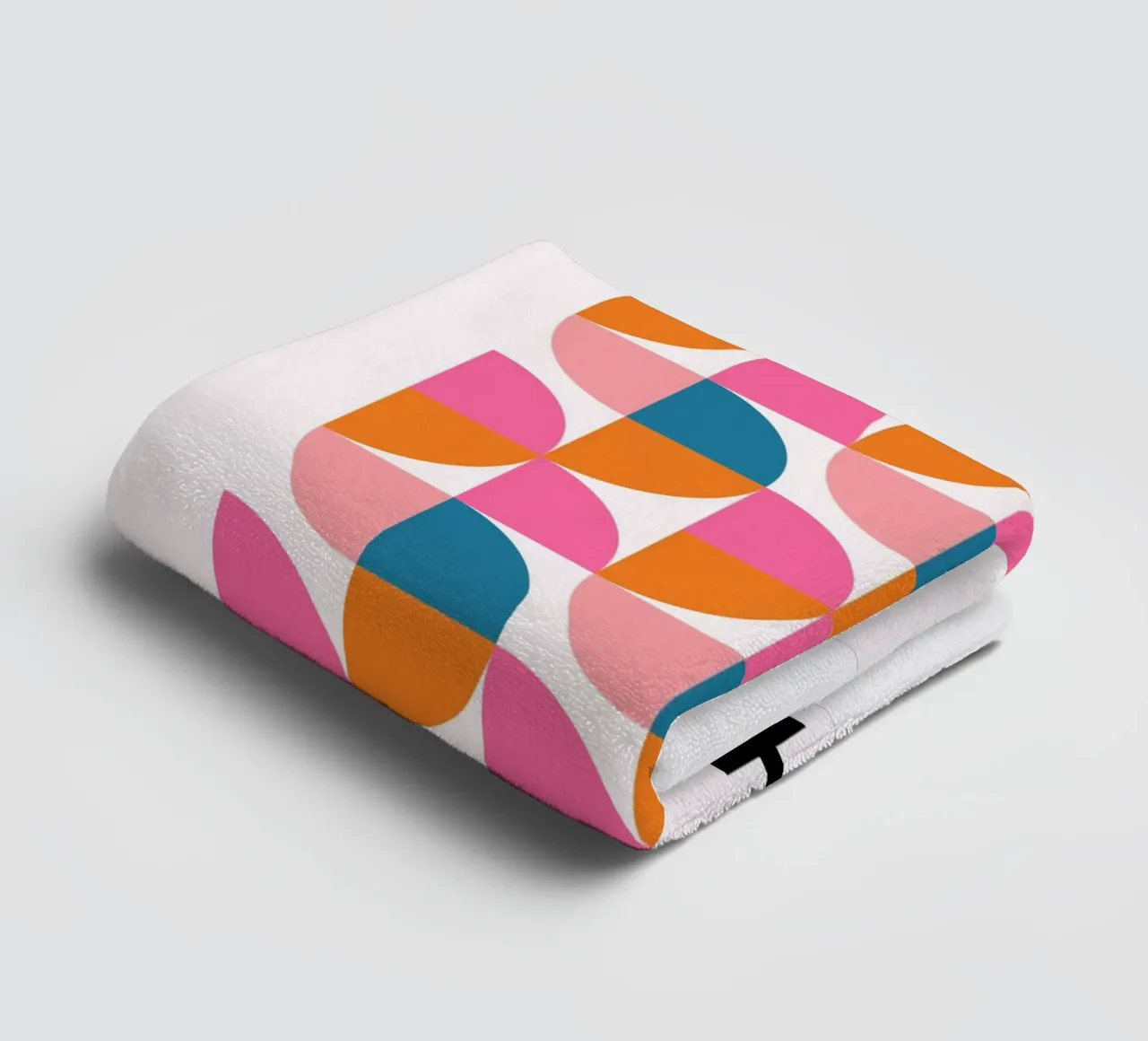 Poster Bauhaus - geometria e colori in stile retrò asciugamano da bagno da Casa Calm