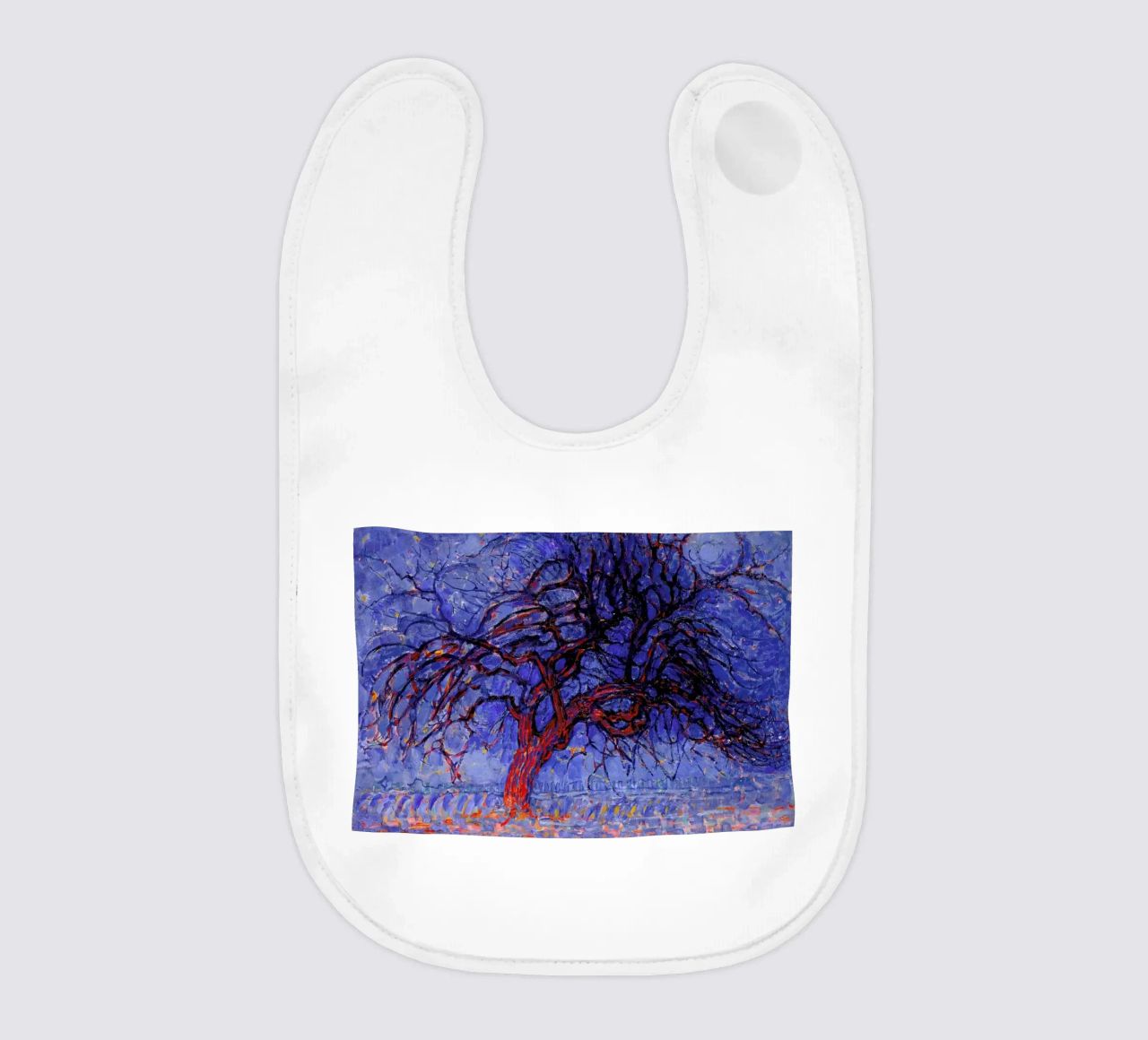 Mondrian - The Red Tree bavaglino da Vintage by JUNIQE