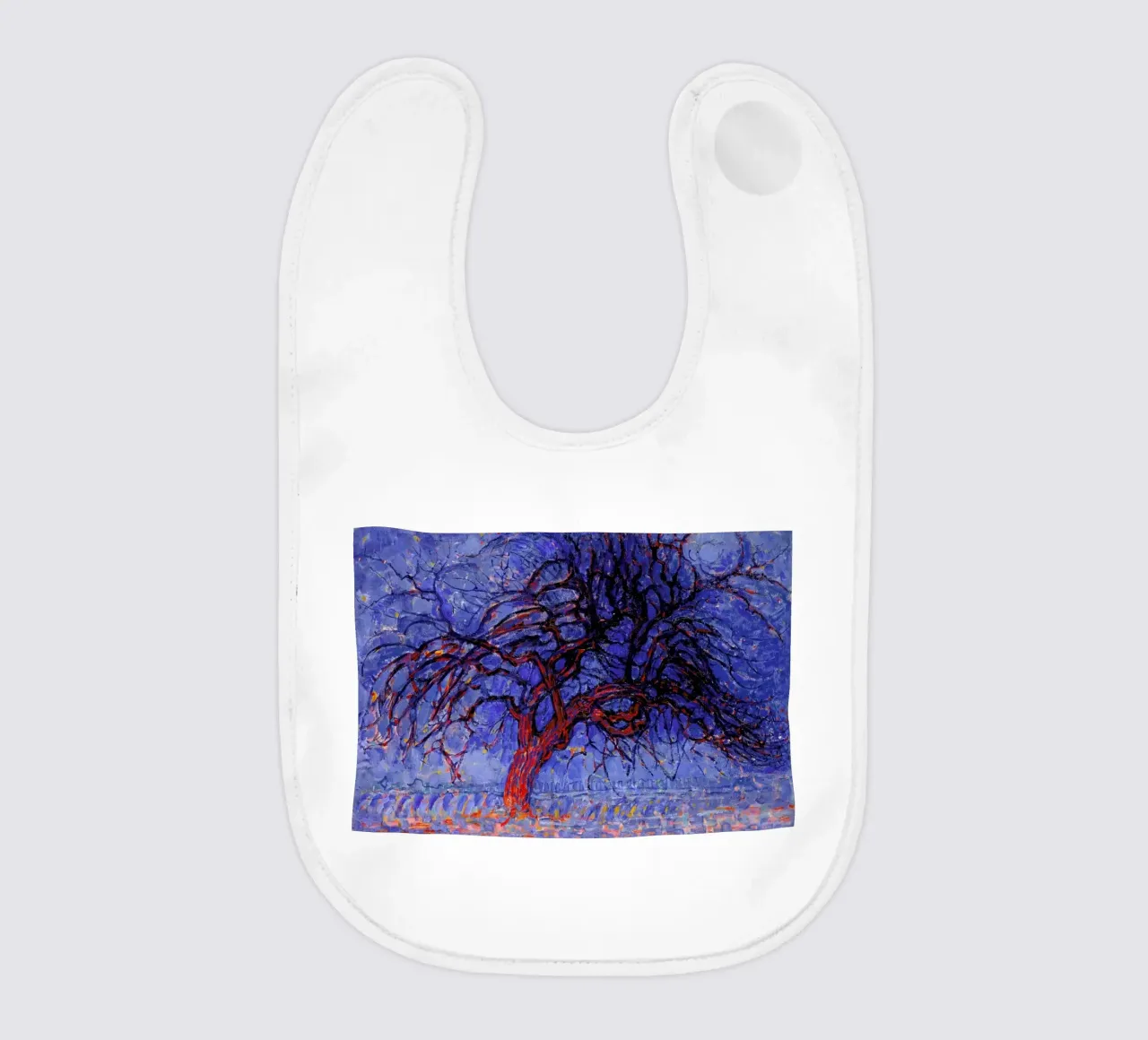 Mondrian - The Red Tree babero de Vintage by JUNIQE