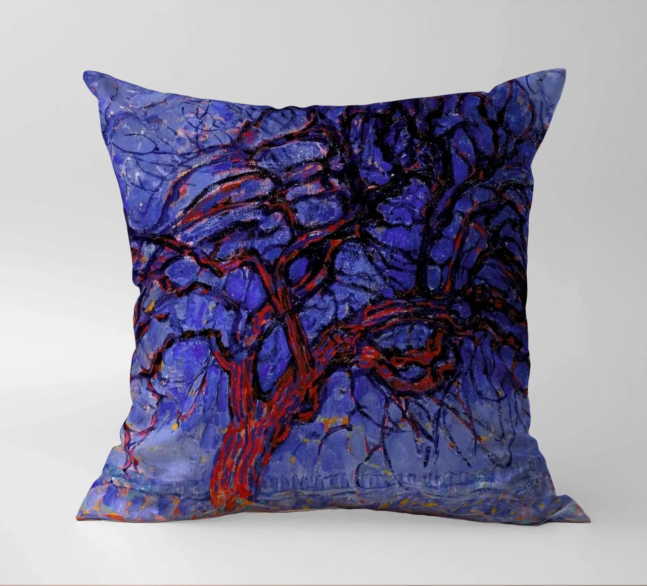 Mondrian - The Red Tree cuscino da Vintage by JUNIQE