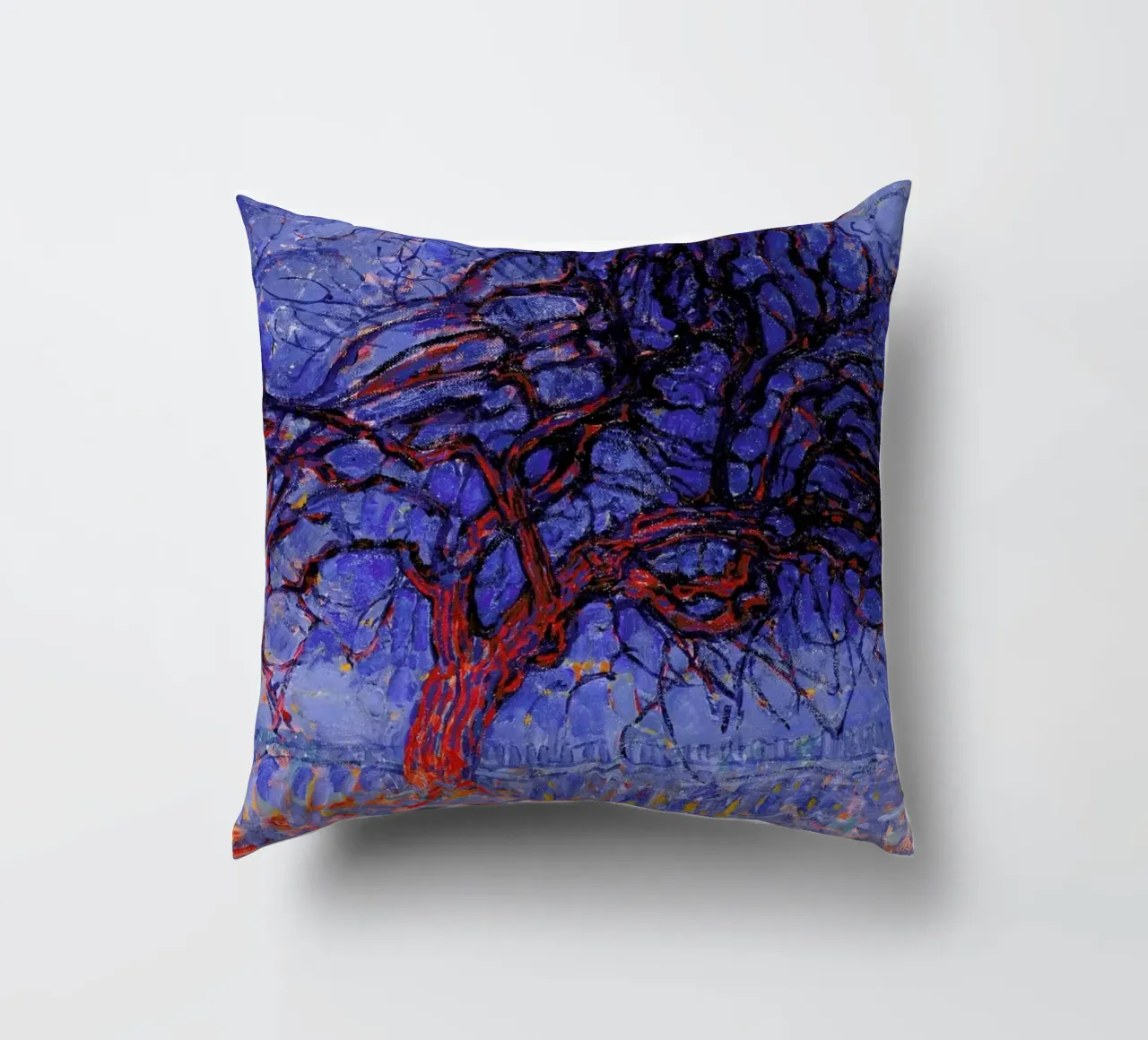 Mondrian - The Red Tree cuscino da Vintage by JUNIQE