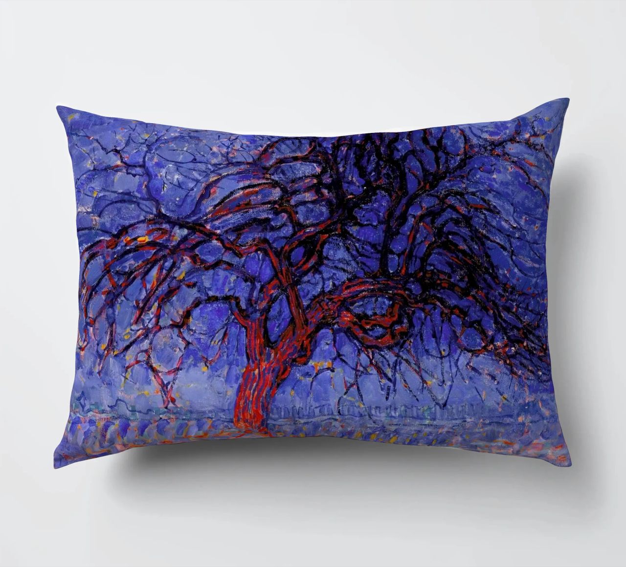 Mondrian - The Red Tree cuscino da Vintage by JUNIQE