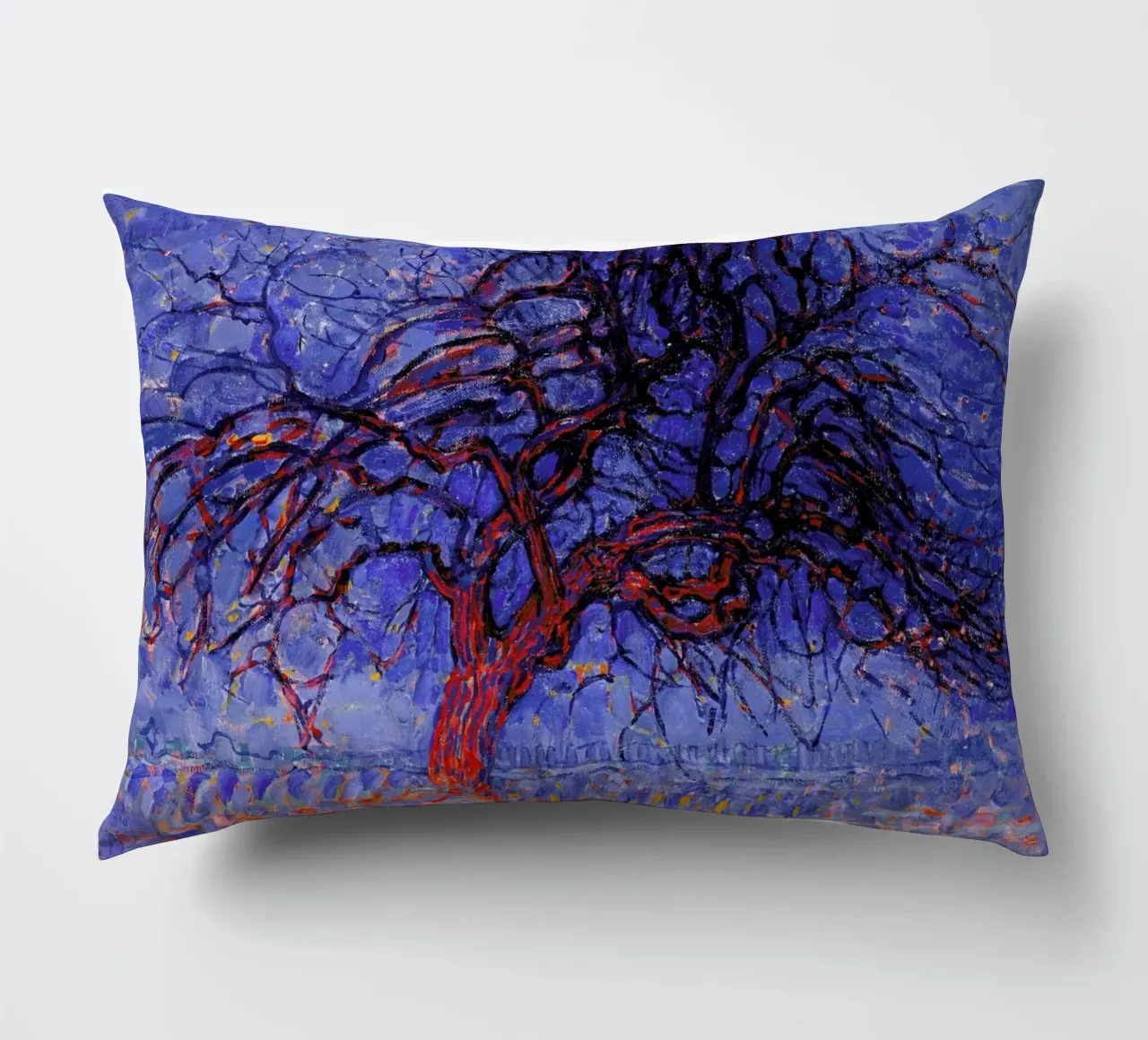 Mondrian - The Red Tree cuscino da Vintage by JUNIQE
