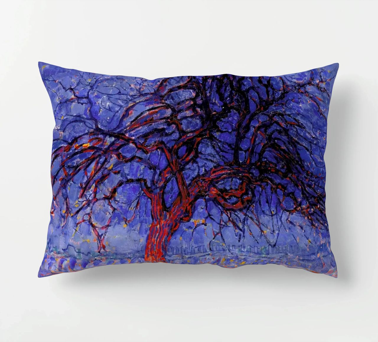 Mondrian - The Red Tree cuscino da Vintage by JUNIQE