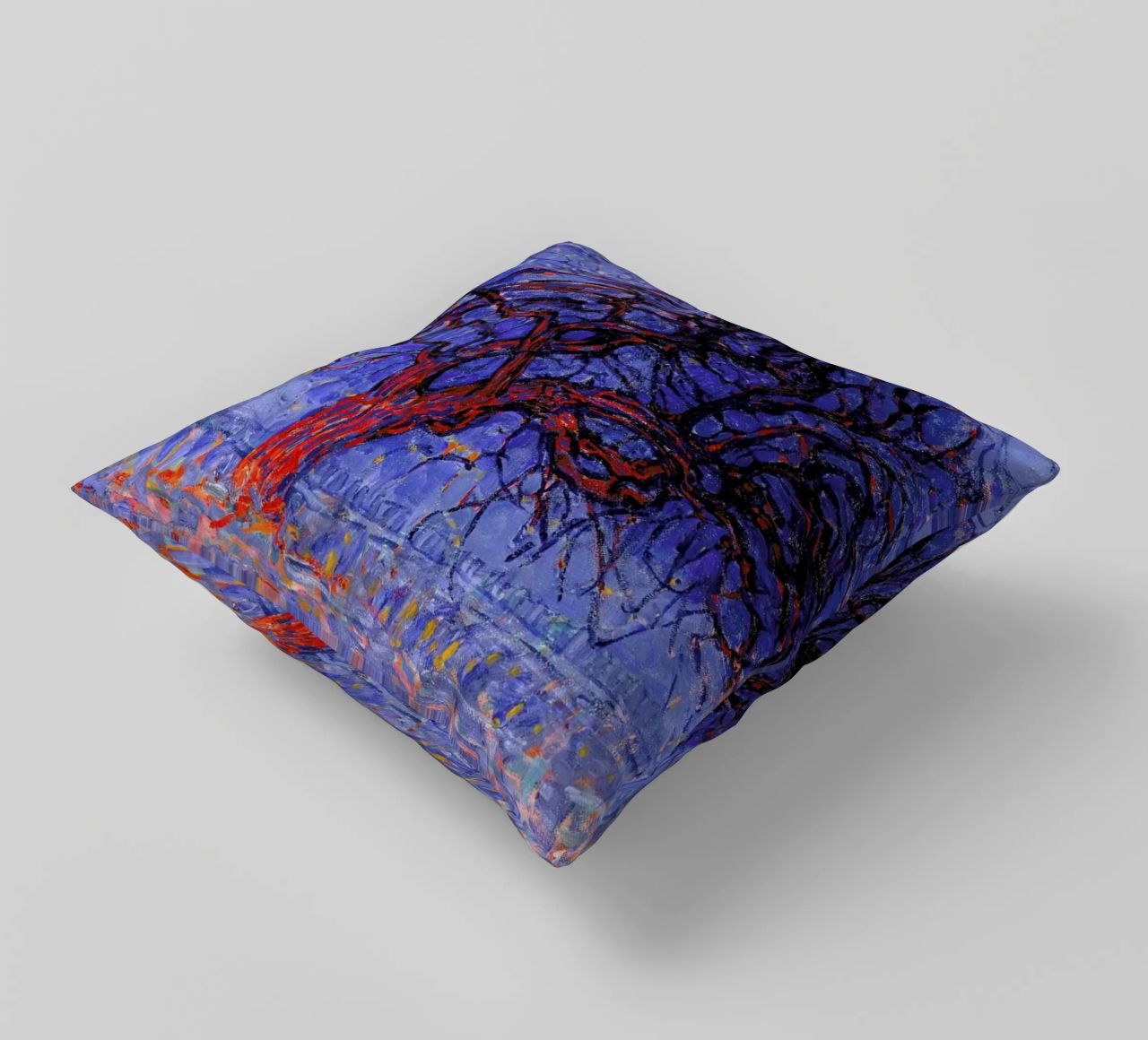 Mondrian - The Red Tree cuscino da Vintage by JUNIQE
