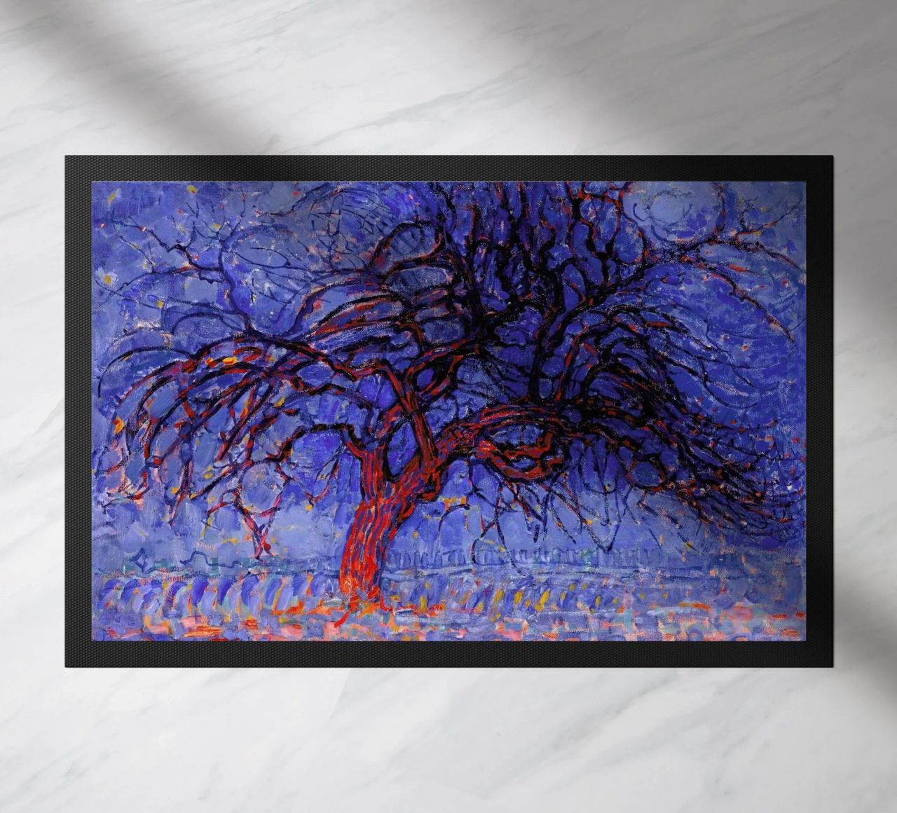 Mondrian - The Red Tree zerbino da Vintage by JUNIQE
