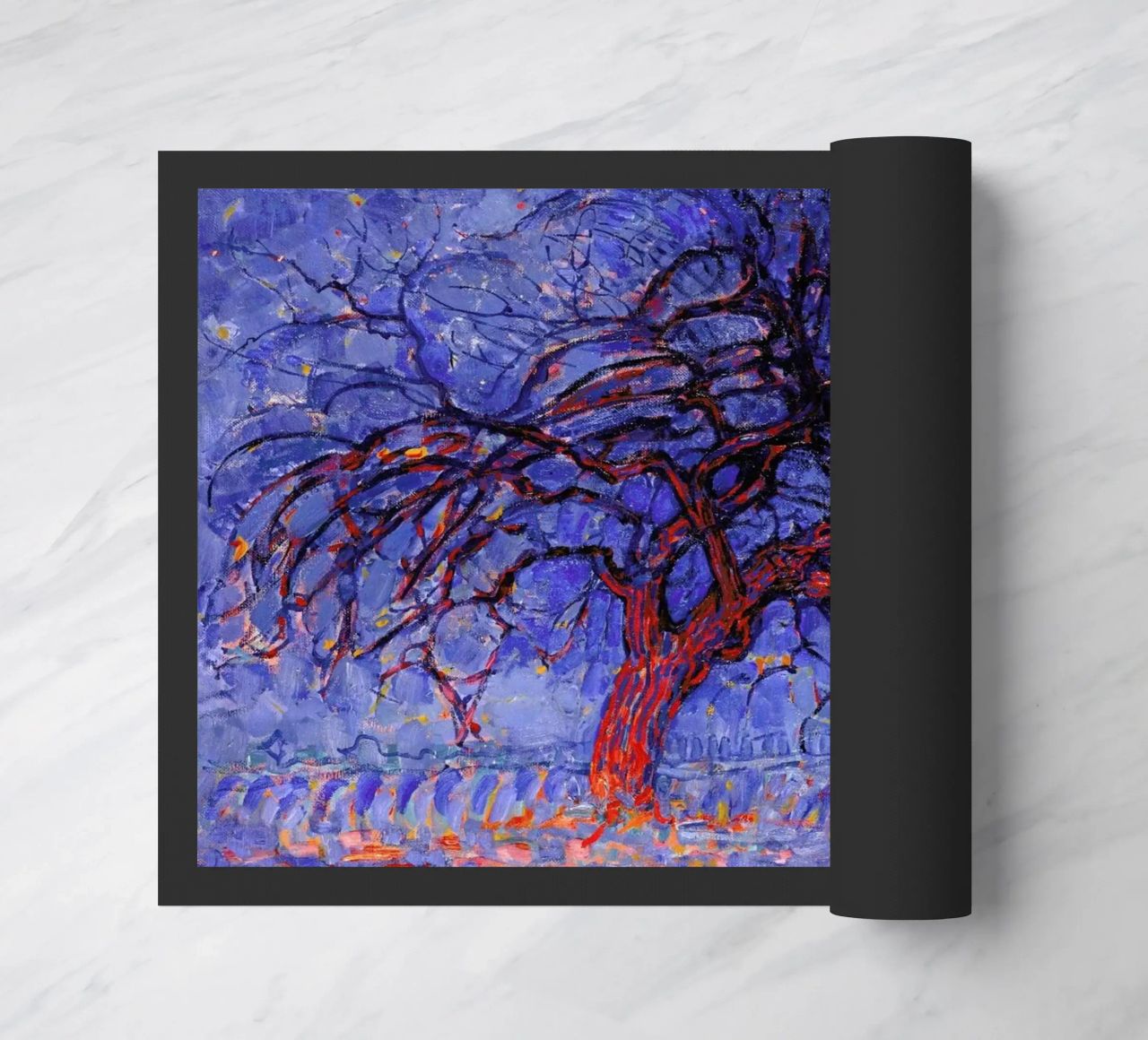 Mondrian - The Red Tree zerbino da Vintage by JUNIQE