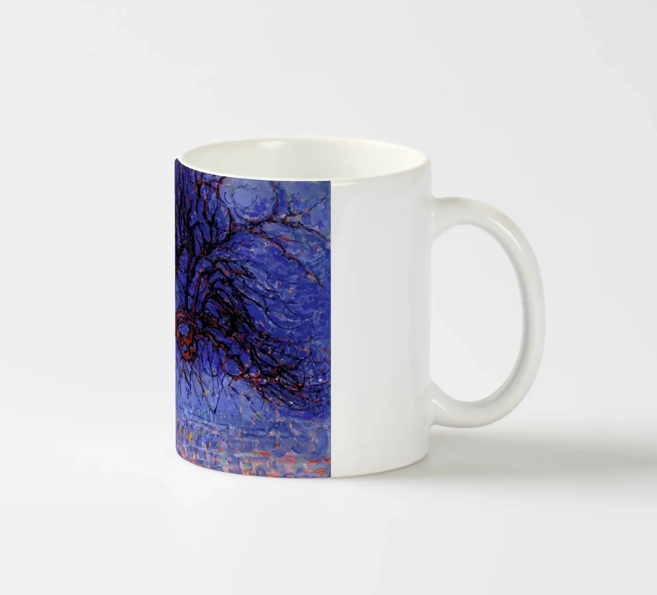 Mondrian - The Red Tree Keramik Tasse von Vintage by JUNIQE