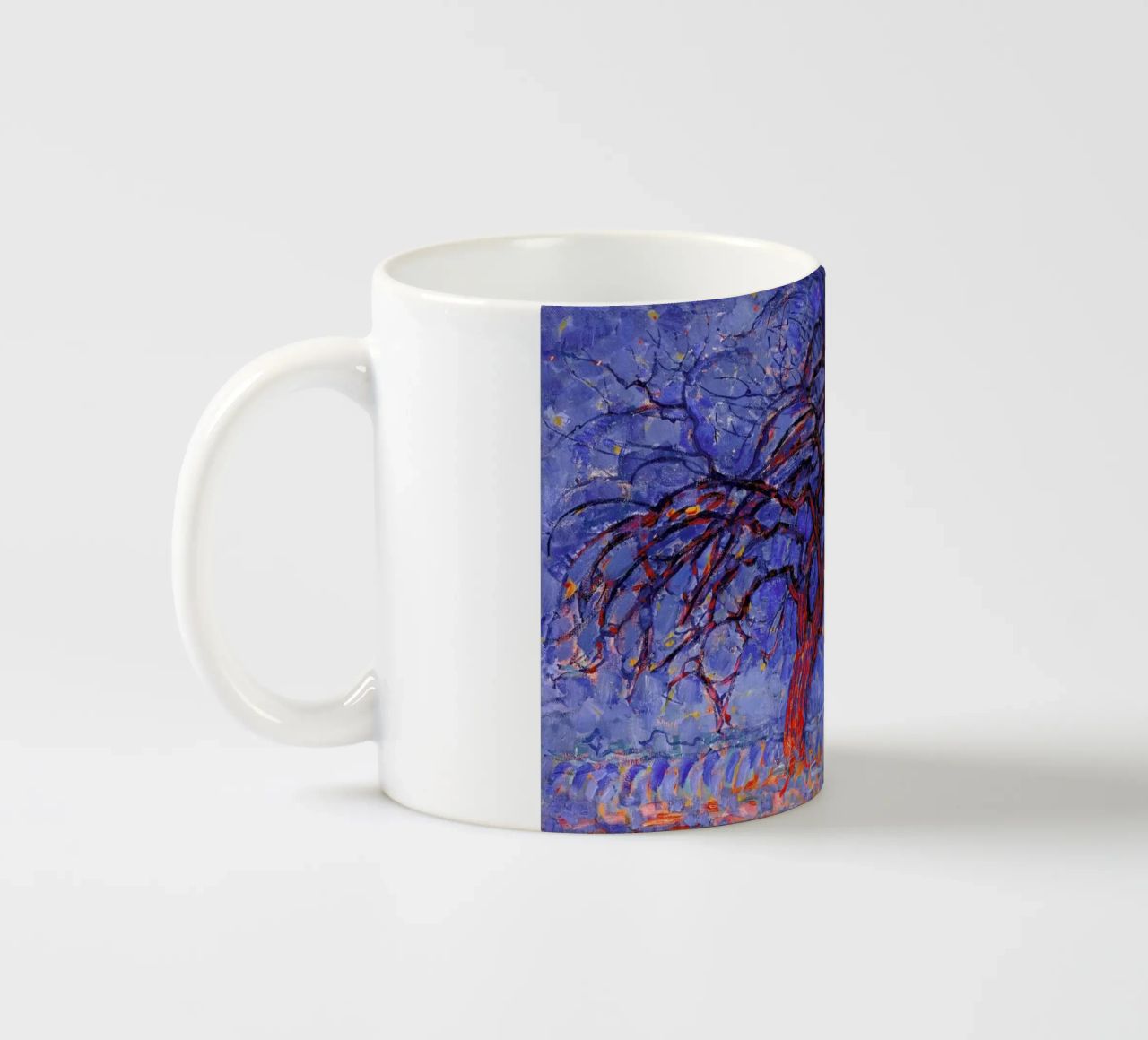 Mondrian - The Red Tree tazza in ceramica da Vintage by JUNIQE