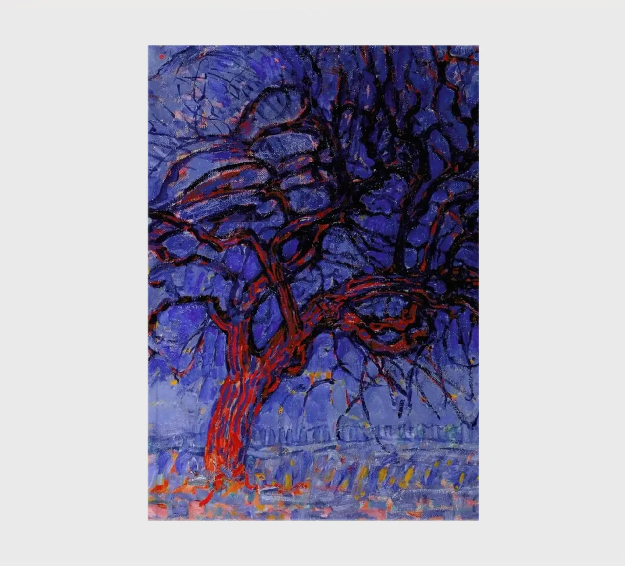 Mondrian - The Red Tree notebook by Vintage by JUNIQE