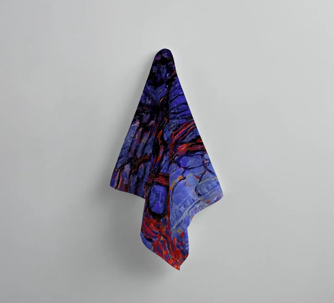 Mondrian - The Red Tree asciugamano da bagno da Vintage by JUNIQE