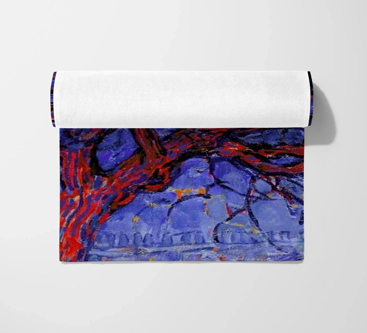 Mondrian - The Red Tree telo mare da Vintage by JUNIQE