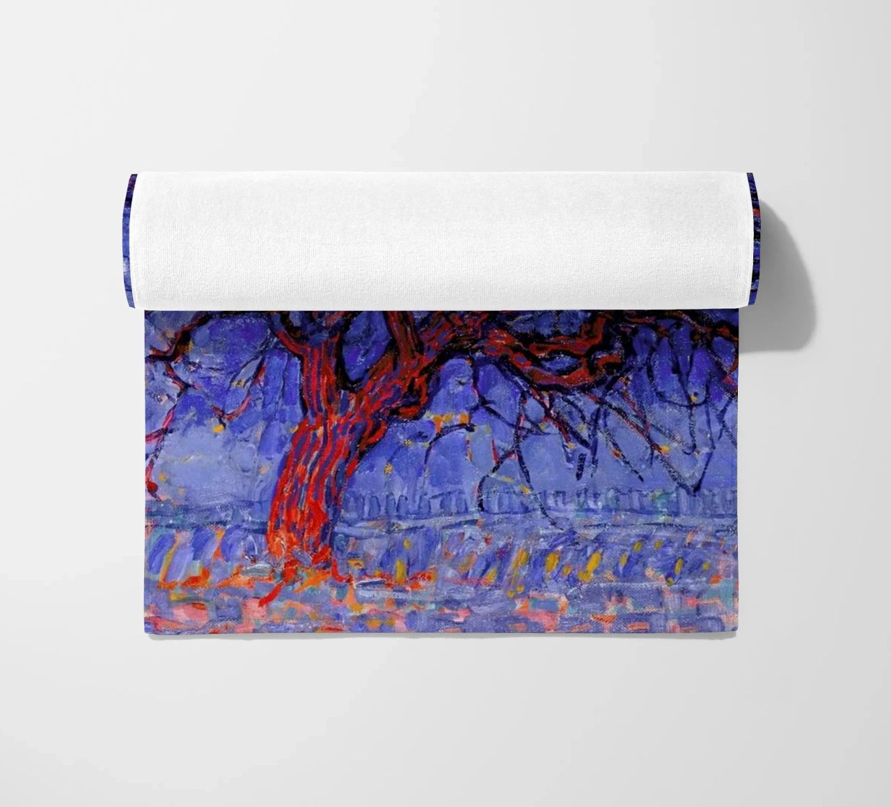 Mondrian - The Red Tree telo mare da Vintage by JUNIQE