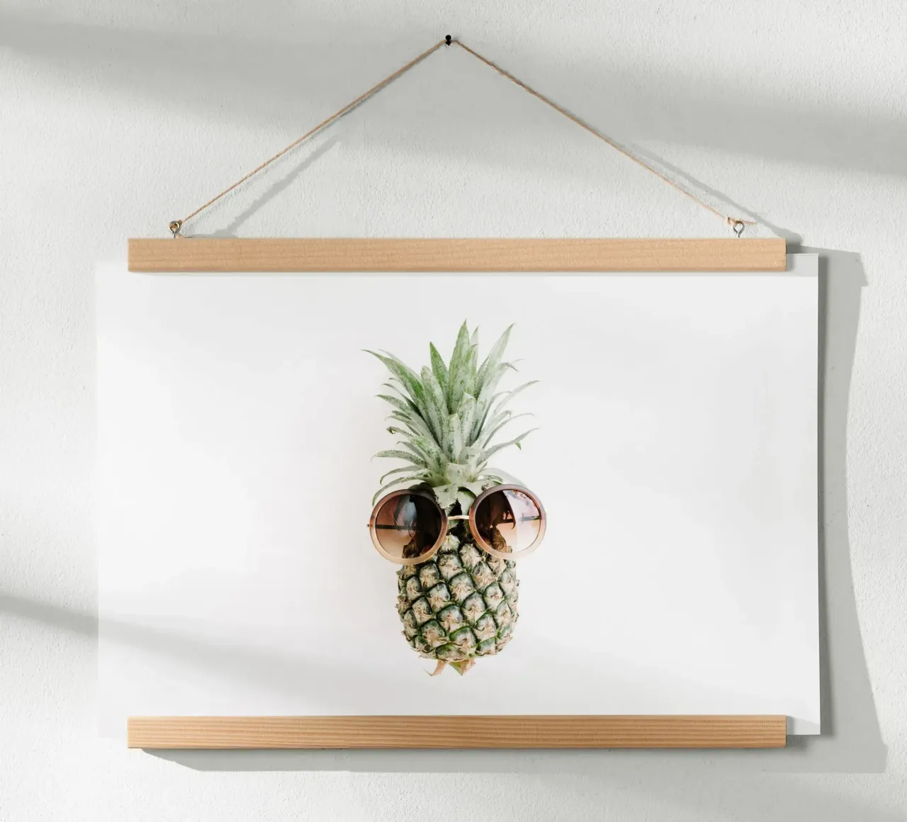 Minimalismo tropicale poster con telaio in legno da PhotoVibe Decor