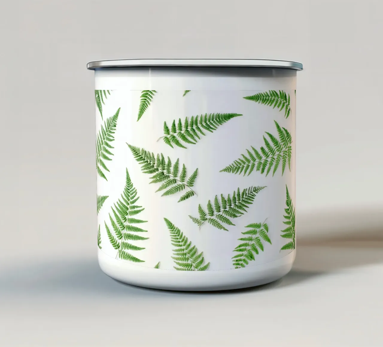 Minimalismo tropicale tazza in smalto da PhotoVibe Decor