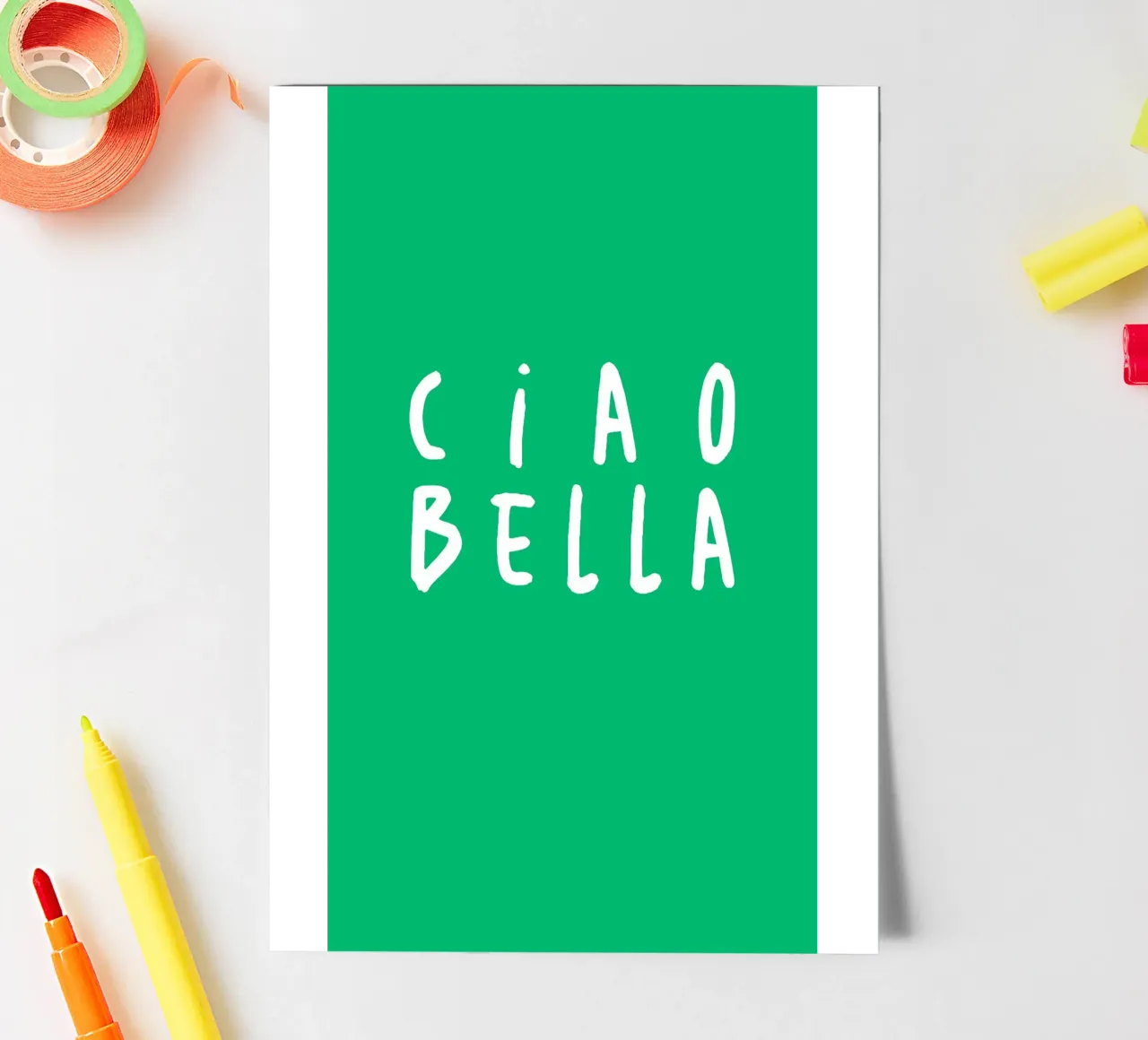 Ciao bella. Stickerbogen von FRICKE DESIGN