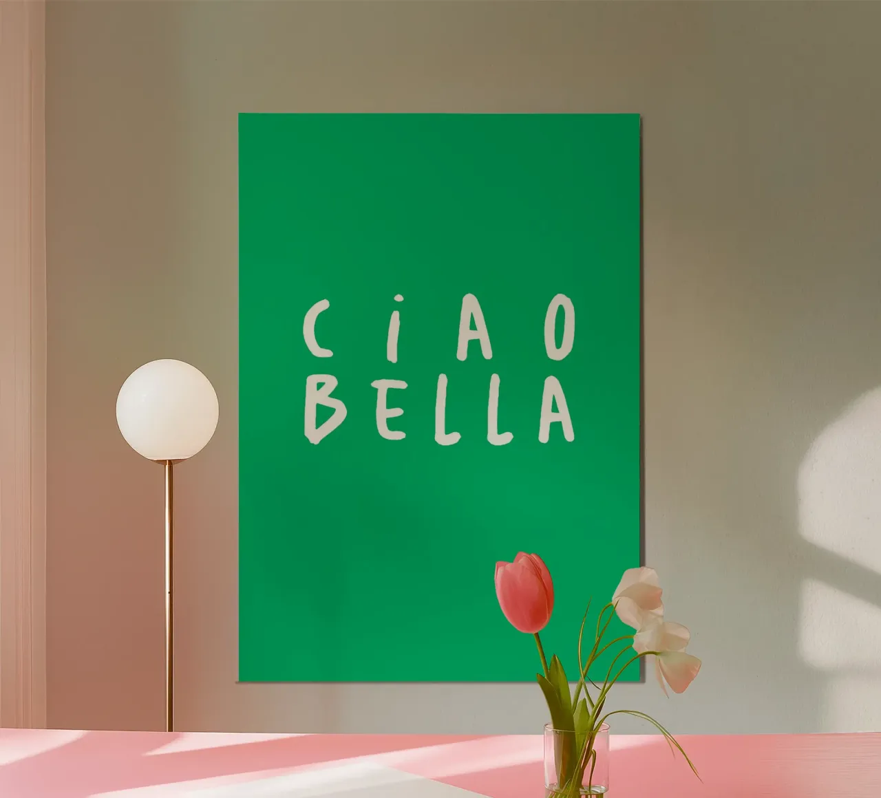 Ciao bella. alluminio dibond da FRICKE DESIGN