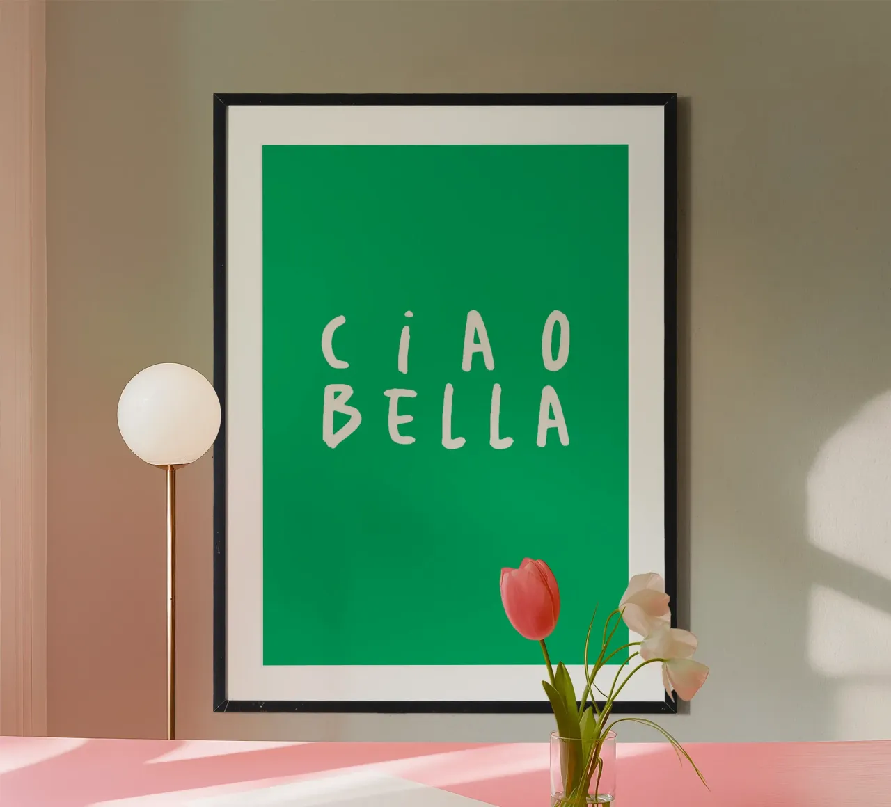 Ciao bella. carta hahnemühle da FRICKE DESIGN