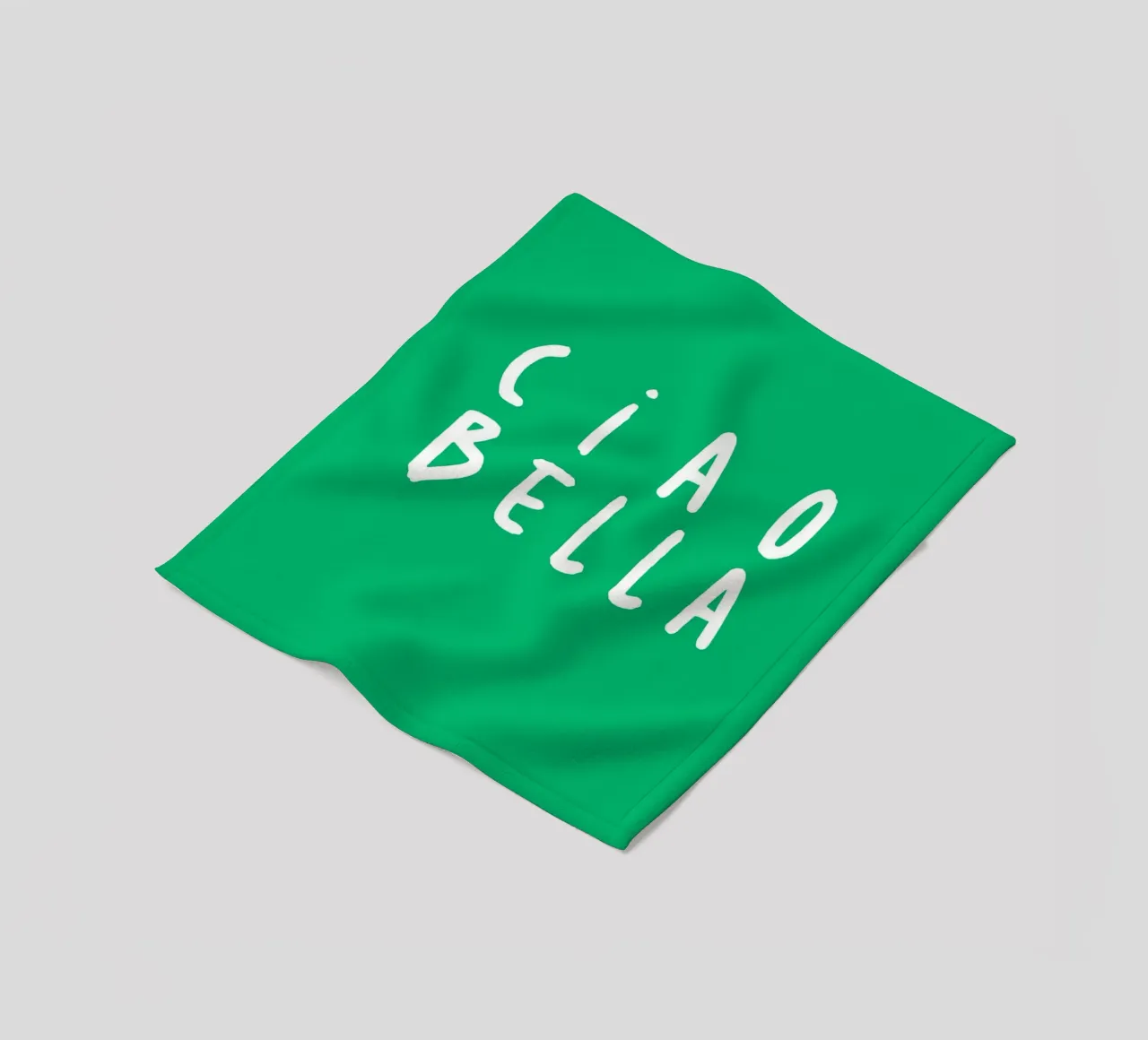 Ciao bella. coperta in pile da FRICKE DESIGN