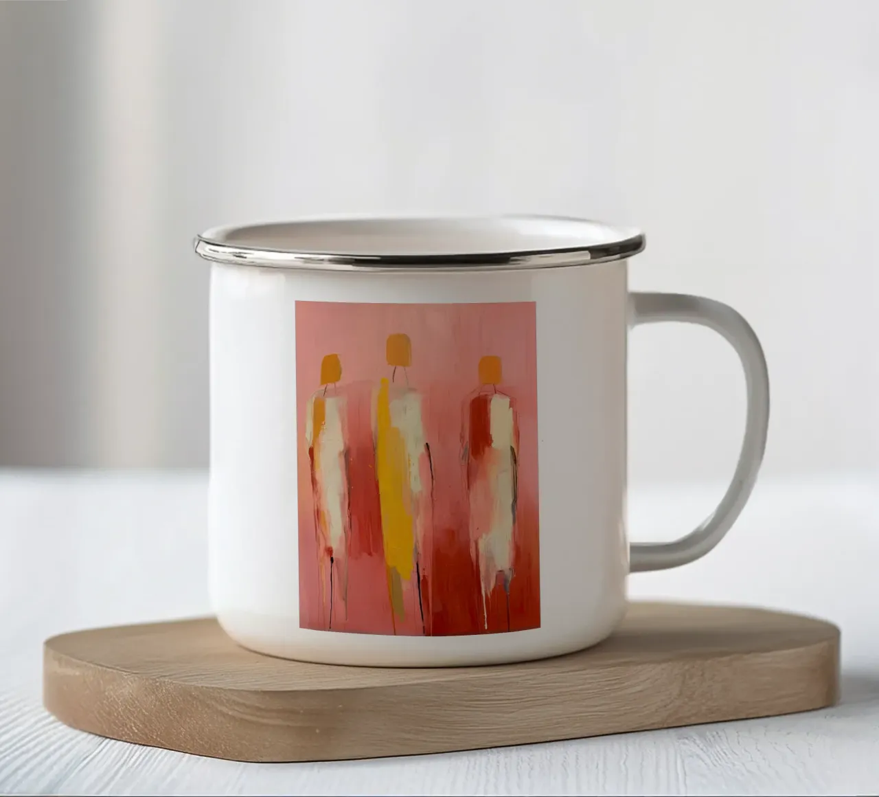 Arte da parete di Imagine tazza in smalto da Imagine