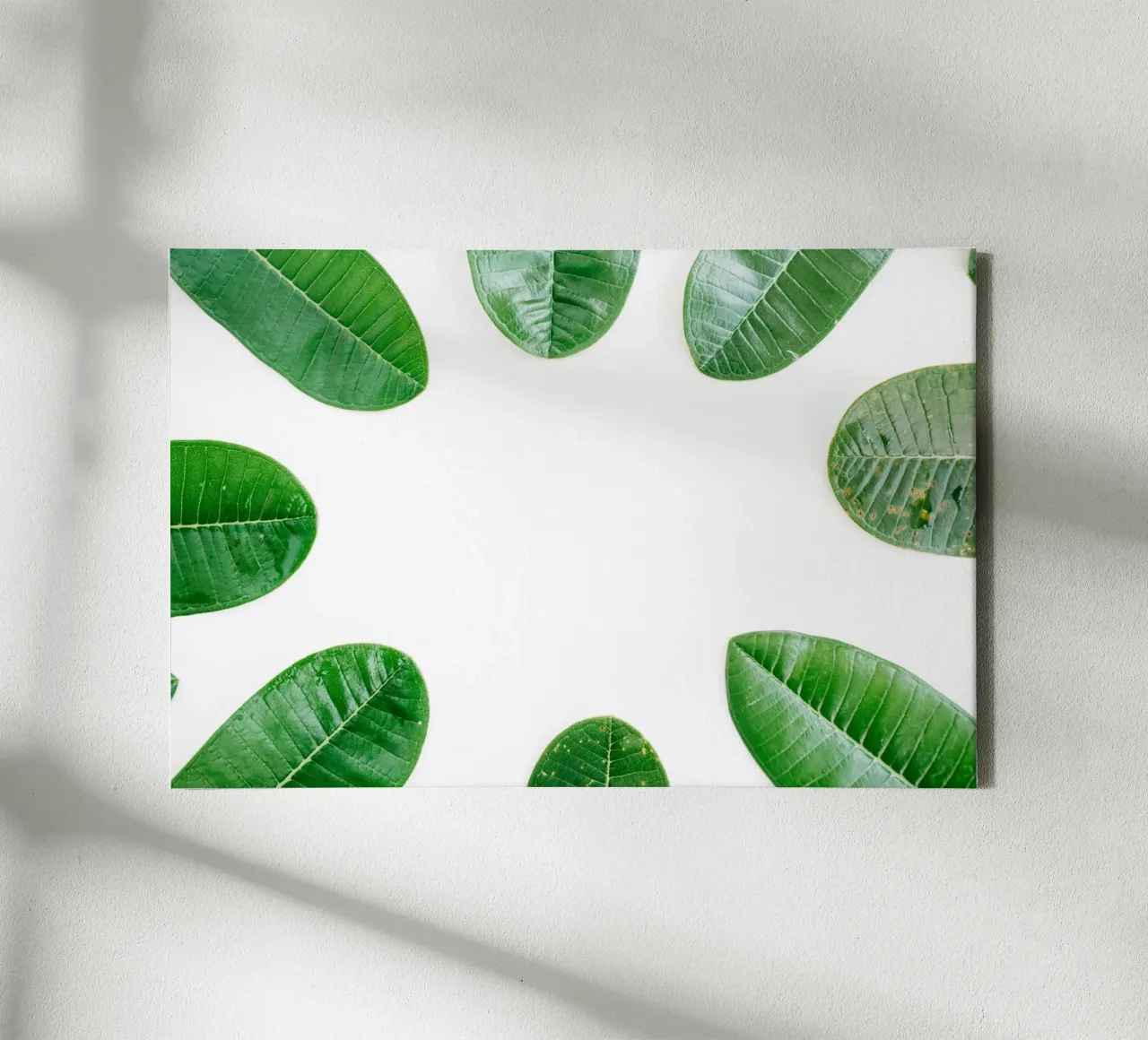 Minimalismo tropicale tela con Cornice a cassetta da PhotoVibe Decor